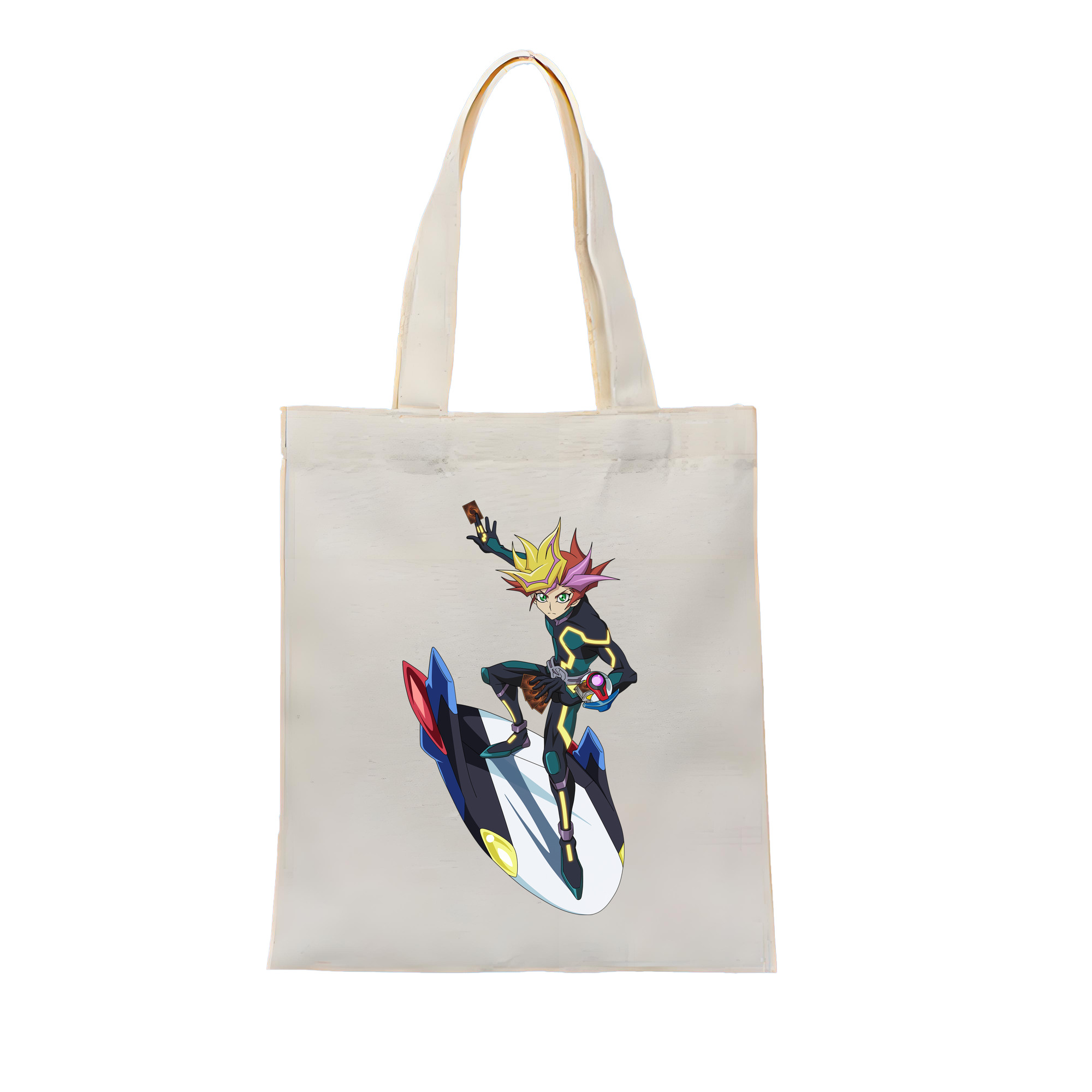 （画像用） 遊☆戯☆王 Yu-Gi-Oh! 縦型キャンバス生地手提げバッグ　トートバッグ