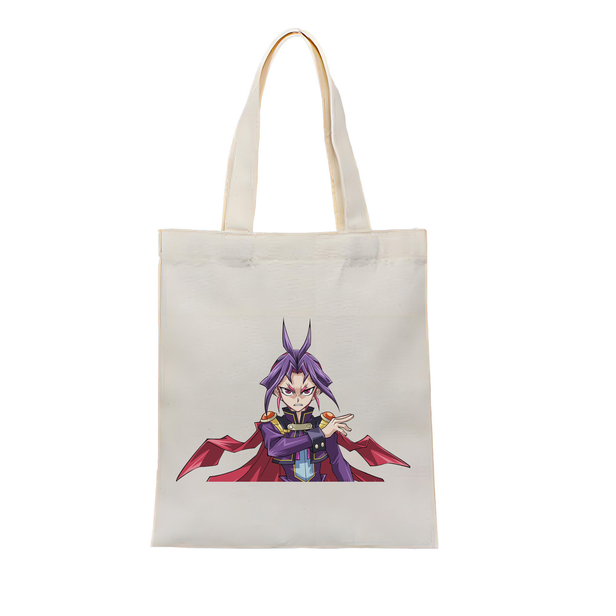 （画像用） 遊☆戯☆王 Yu-Gi-Oh! 縦型キャンバス生地手提げバッグ　トートバッグ