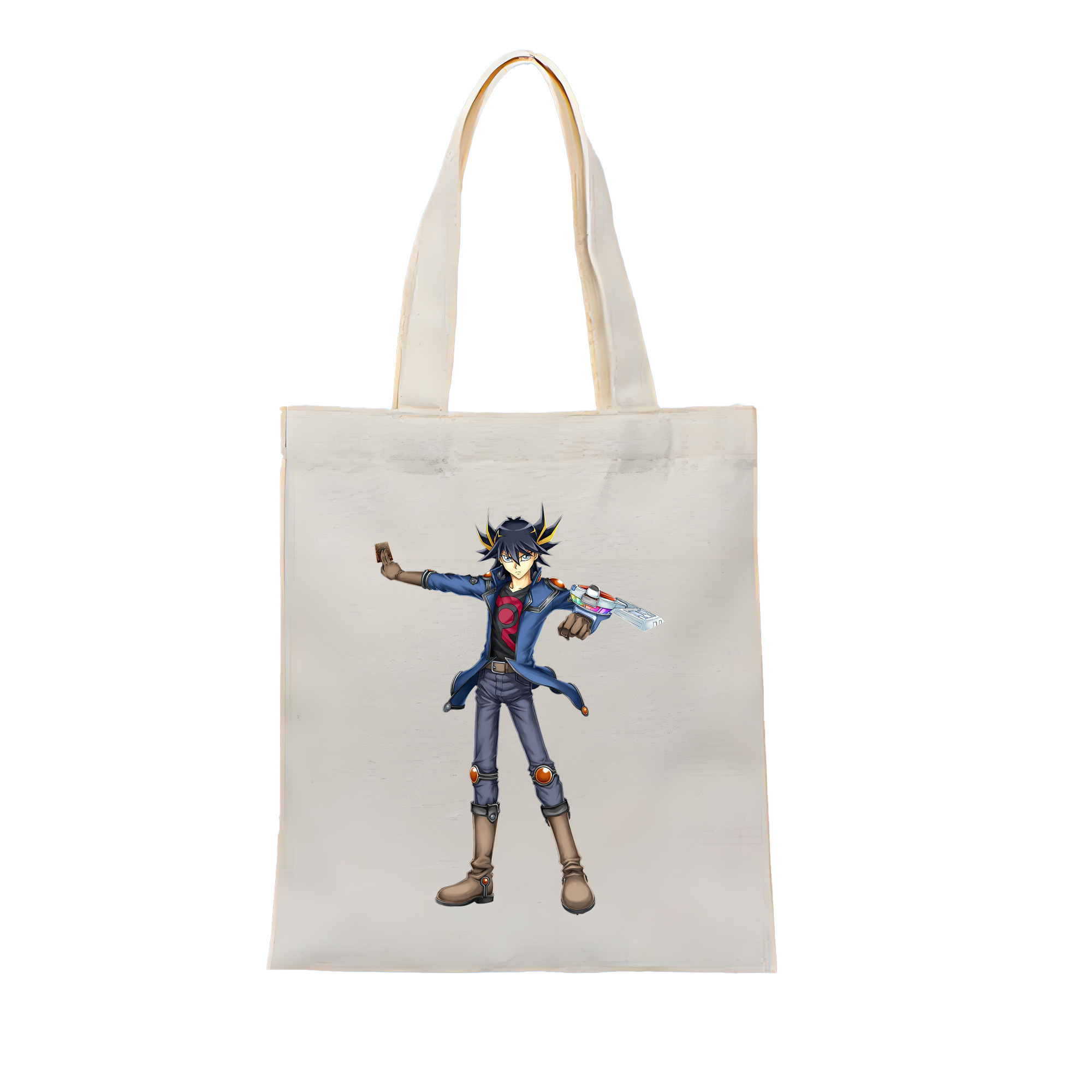 （画像用） 遊☆戯☆王 Yu-Gi-Oh! 縦型キャンバス生地手提げバッグ　トートバッグ