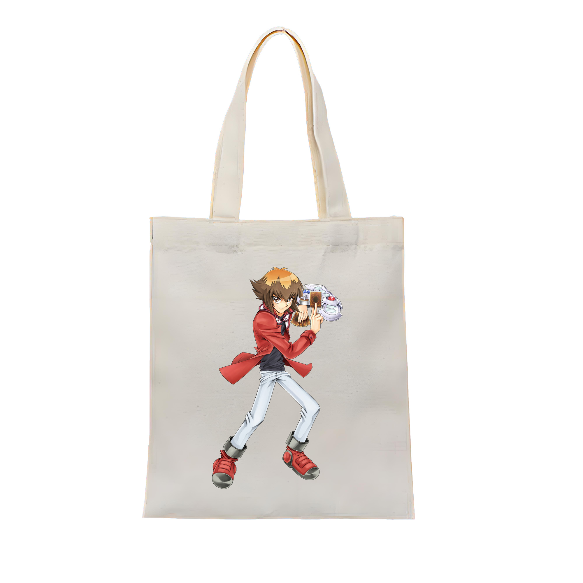 （画像用） 遊☆戯☆王 Yu-Gi-Oh! 縦型キャンバス生地手提げバッグ　トートバッグ
