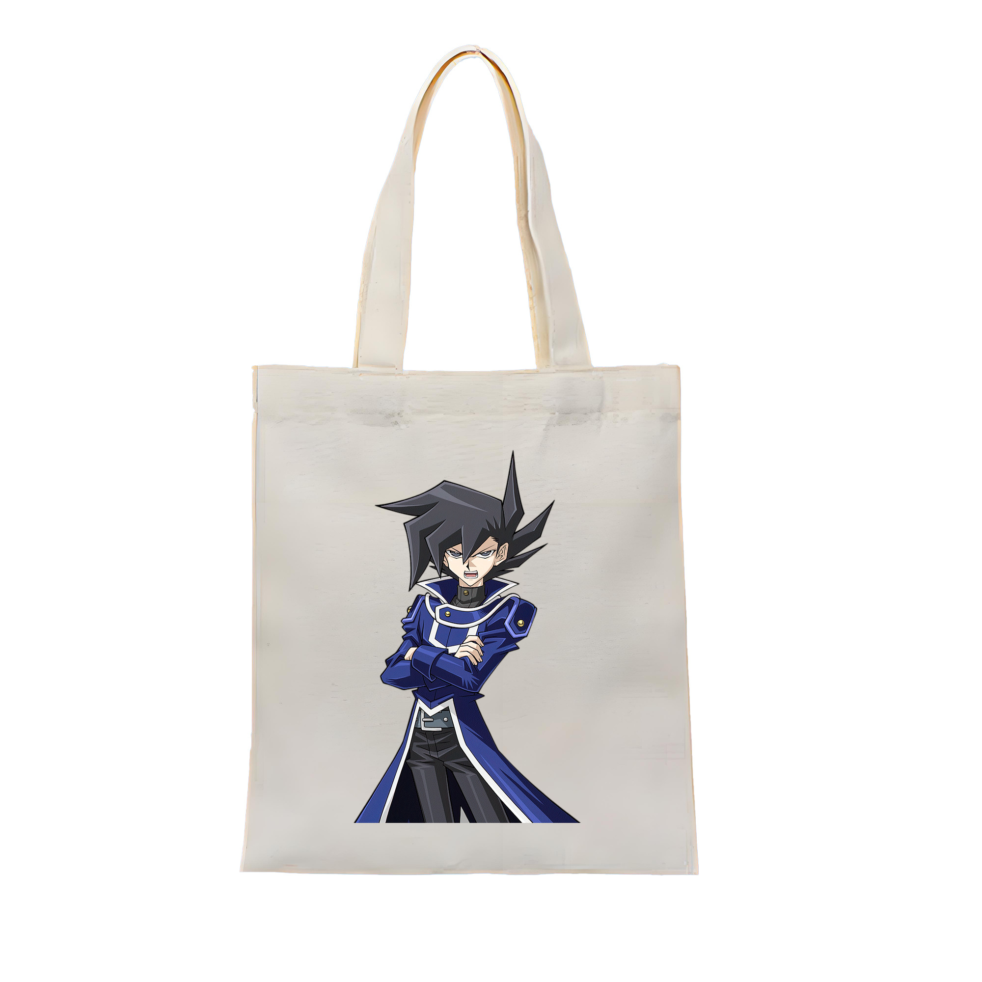 （画像用） 遊☆戯☆王 Yu-Gi-Oh! 縦型キャンバス生地手提げバッグ　トートバッグ