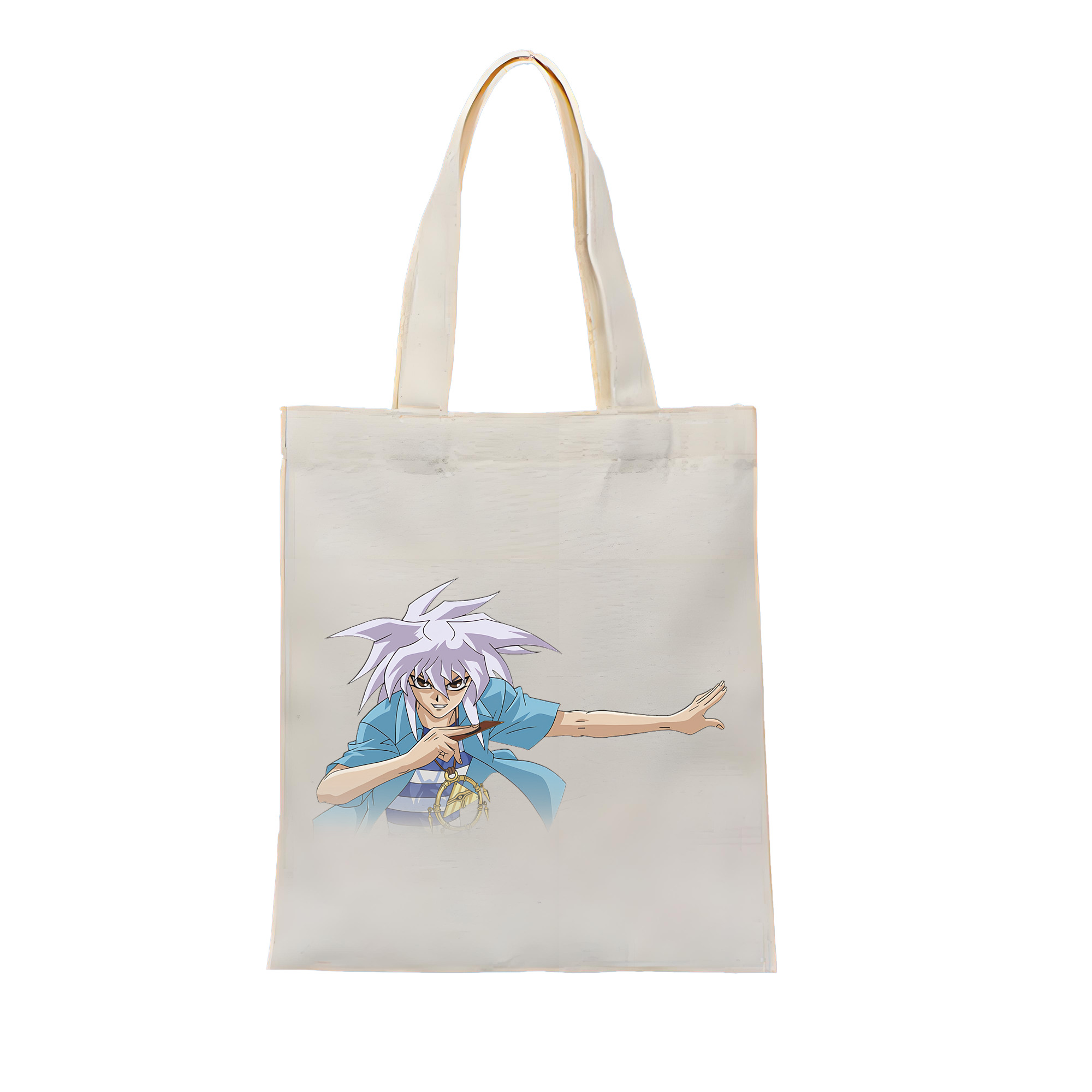 （画像用） 遊☆戯☆王 Yu-Gi-Oh! 縦型キャンバス生地手提げバッグ　トートバッグ