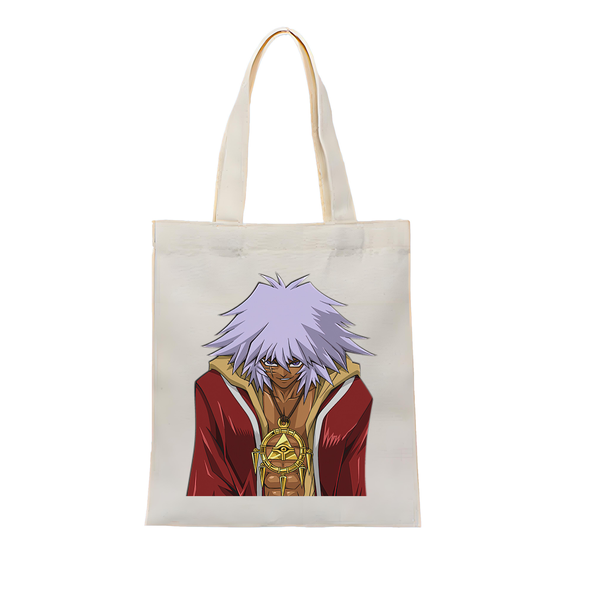 （画像用） 遊☆戯☆王 Yu-Gi-Oh! 縦型キャンバス生地手提げバッグ　トートバッグ