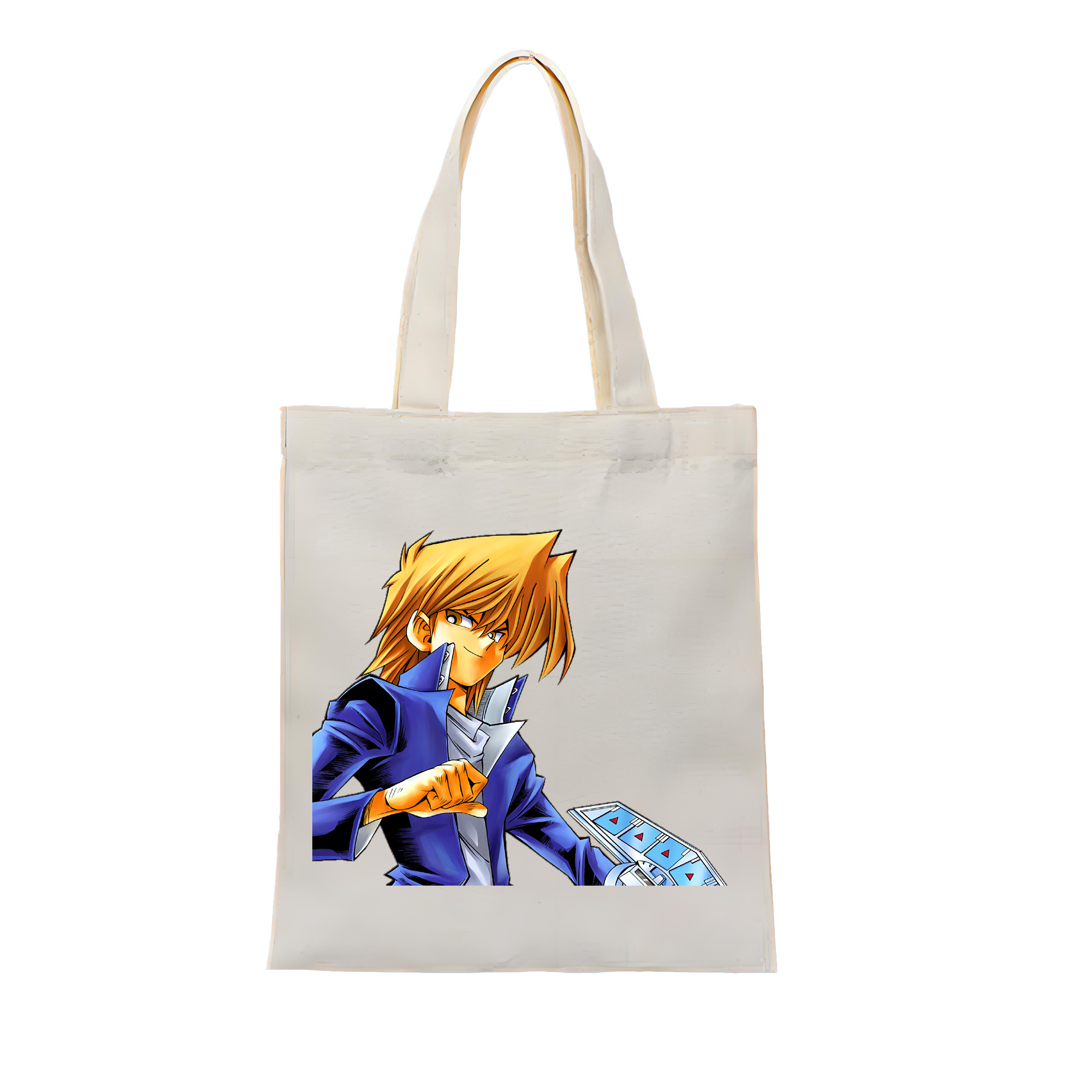 （画像用） 遊☆戯☆王 Yu-Gi-Oh! 縦型キャンバス生地手提げバッグ　トートバッグ