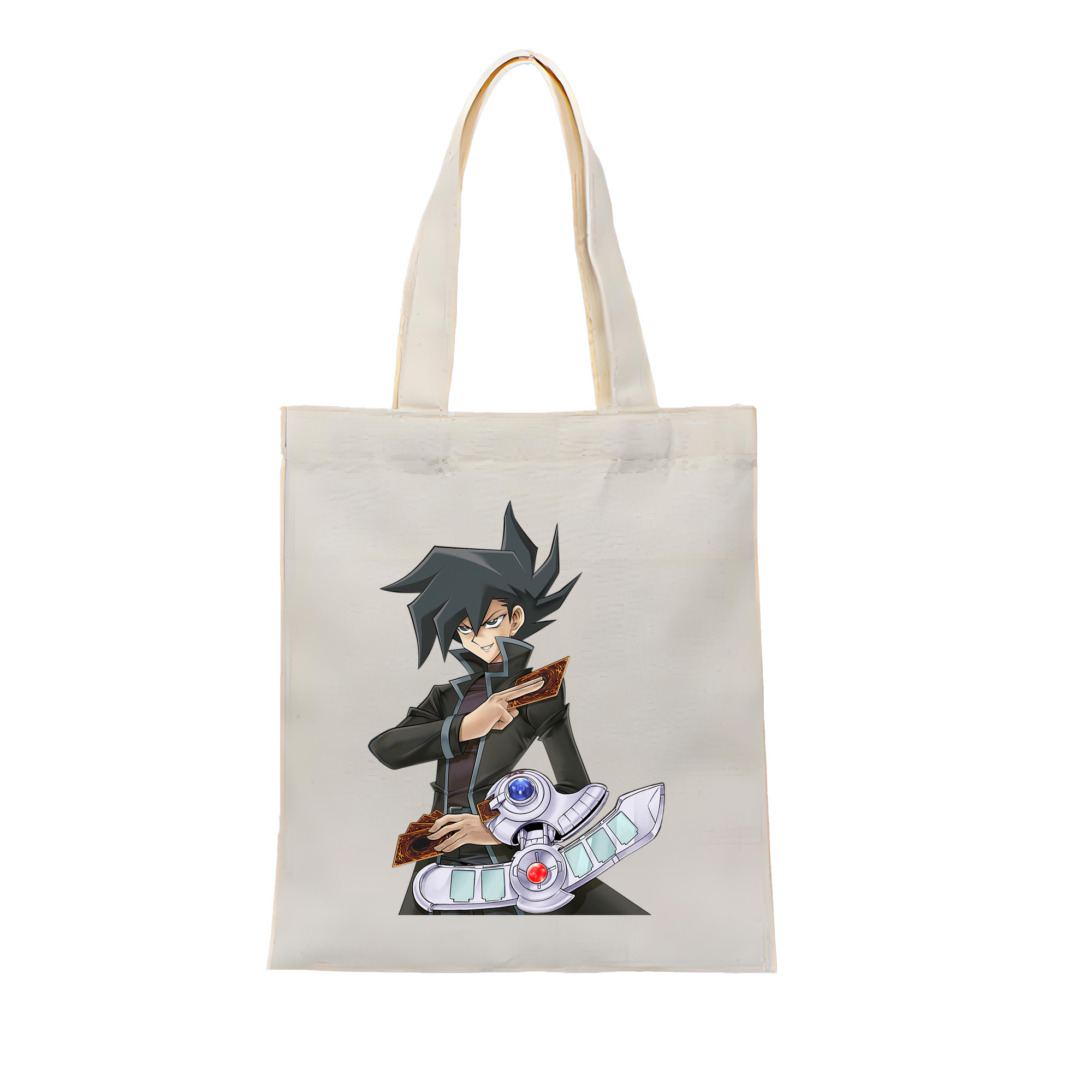 （画像用） 遊☆戯☆王 Yu-Gi-Oh! 縦型キャンバス生地手提げバッグ　トートバッグ
