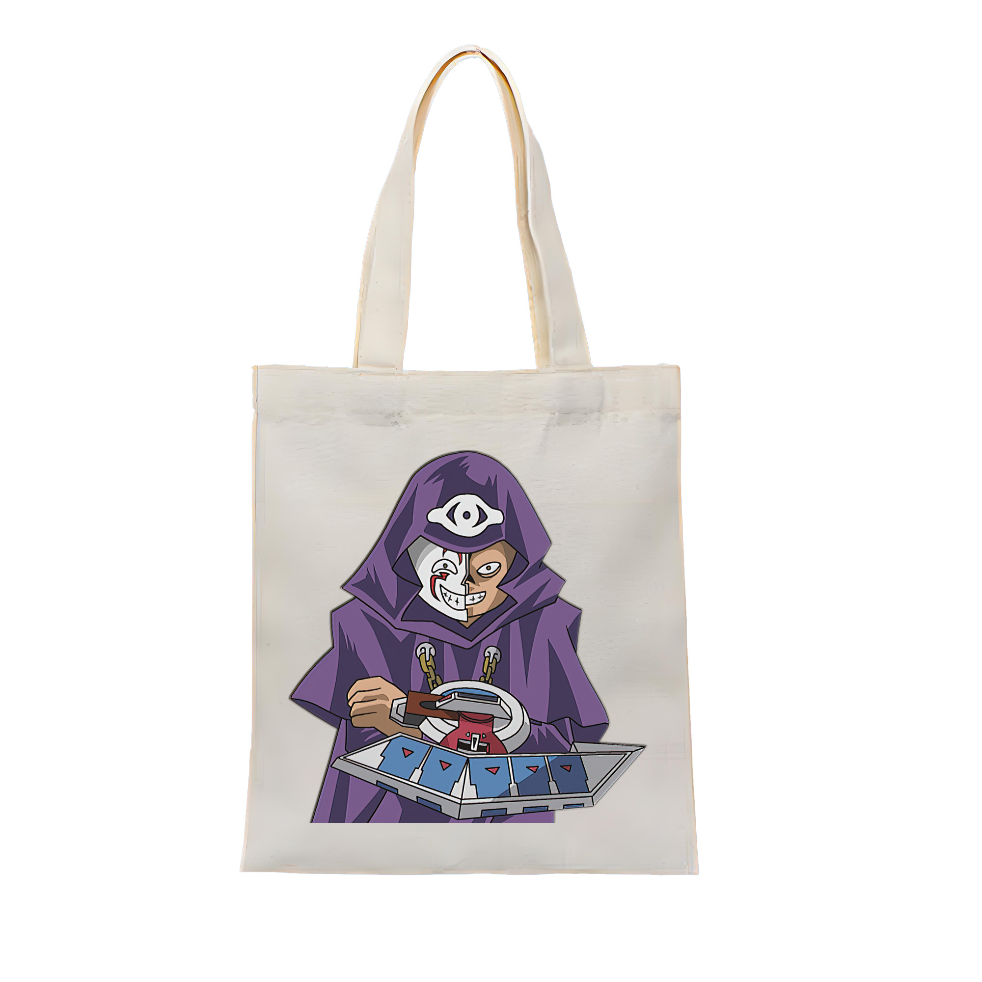 （画像用） 遊☆戯☆王 Yu-Gi-Oh! 縦型キャンバス生地手提げバッグ　トートバッグ