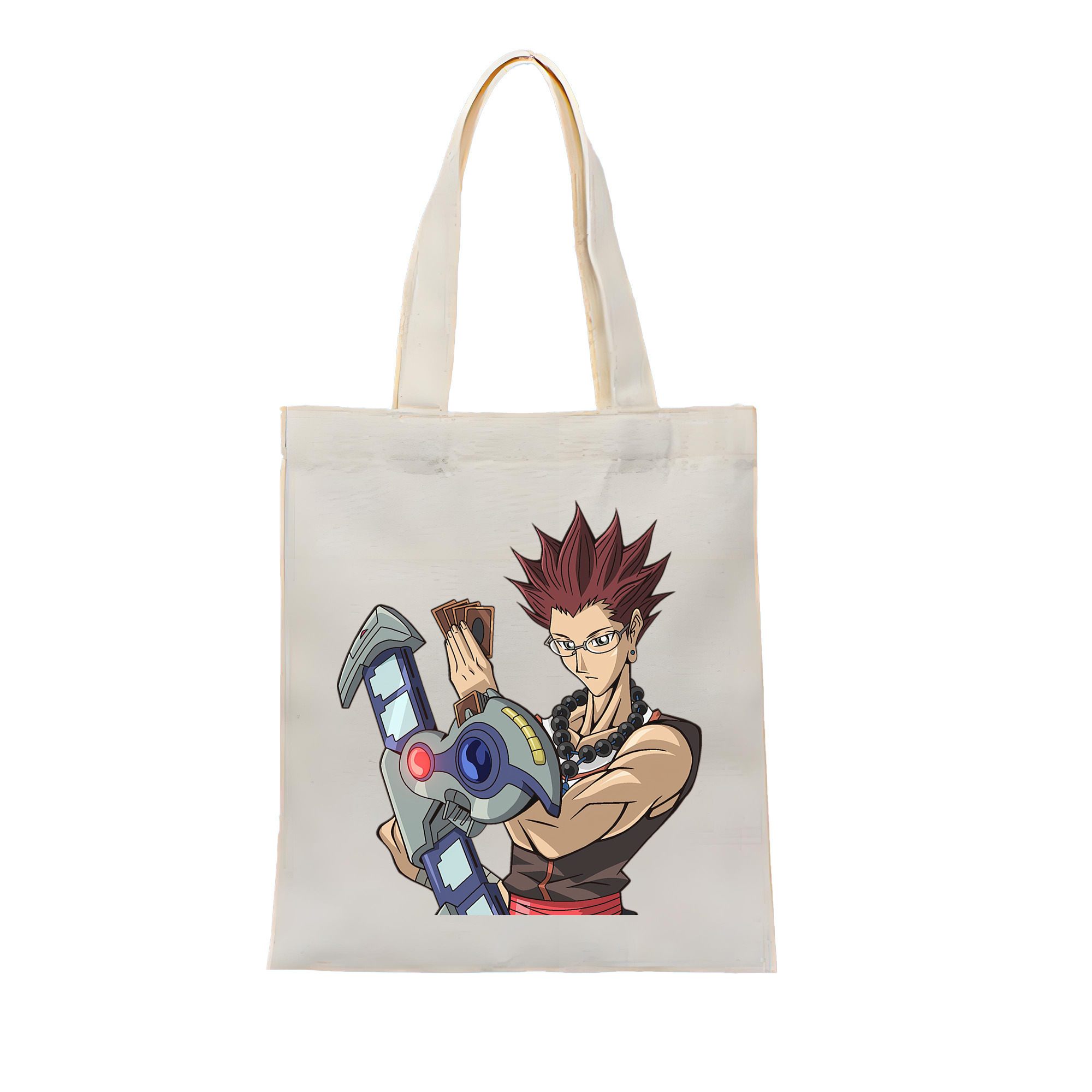 （画像用） 遊☆戯☆王 Yu-Gi-Oh! 縦型キャンバス生地手提げバッグ　トートバッグ