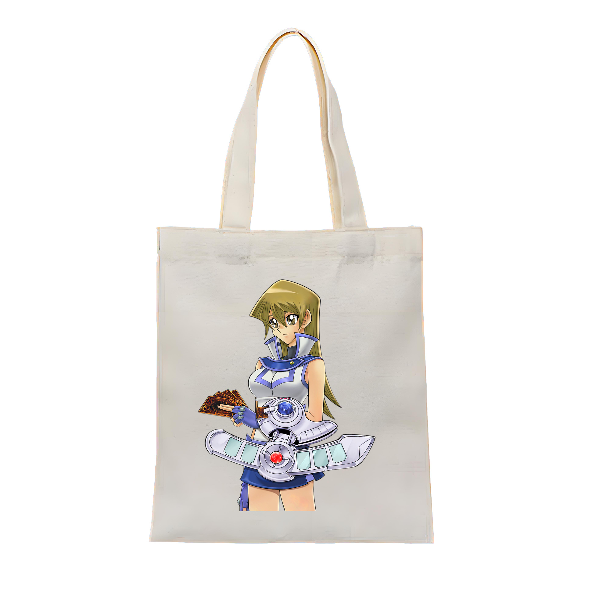 （画像用） 遊☆戯☆王 Yu-Gi-Oh! 縦型キャンバス生地手提げバッグ　トートバッグ