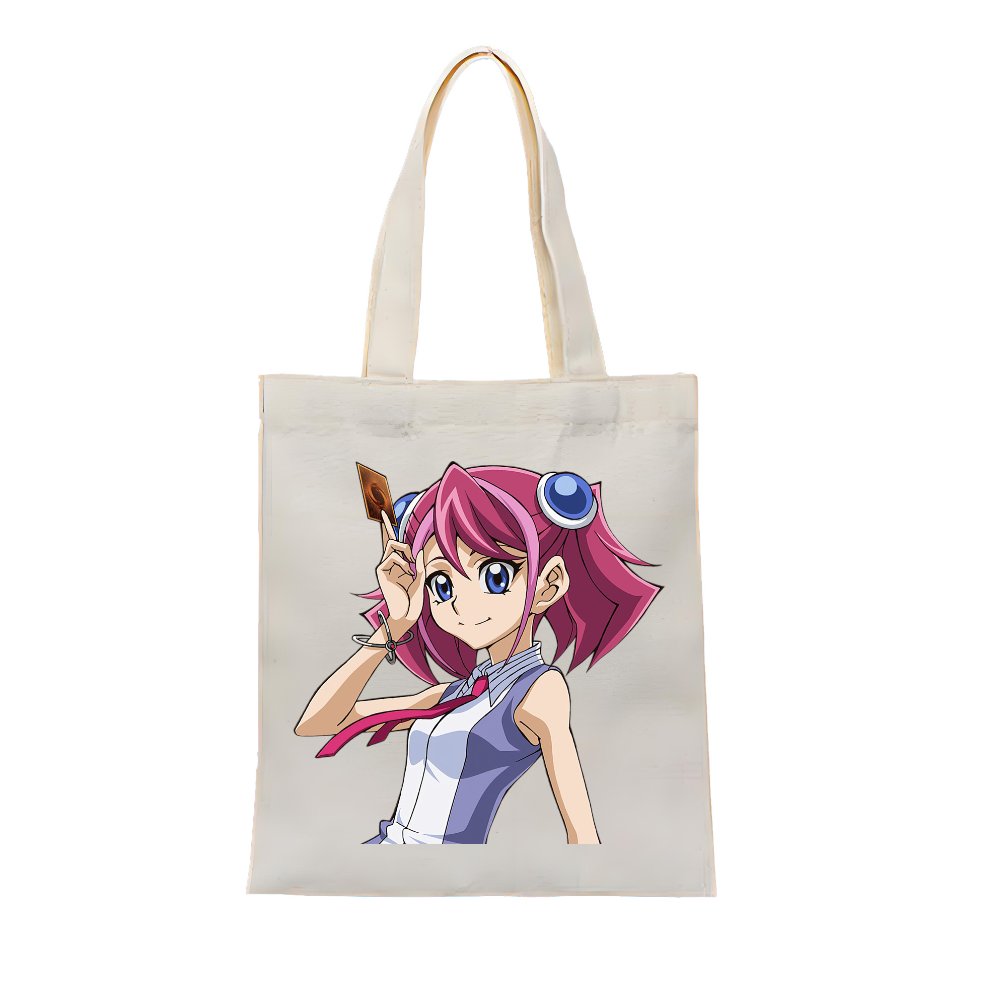 （画像用） 遊☆戯☆王 Yu-Gi-Oh! 縦型キャンバス生地手提げバッグ　トートバッグ