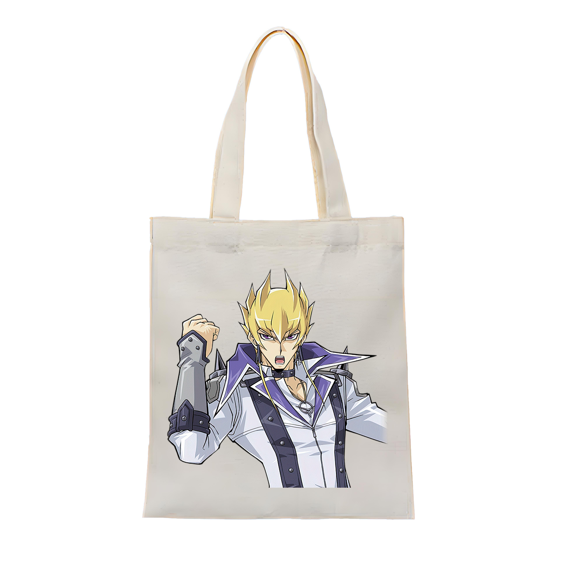 （画像用） 遊☆戯☆王 Yu-Gi-Oh! 縦型キャンバス生地手提げバッグ　トートバッグ