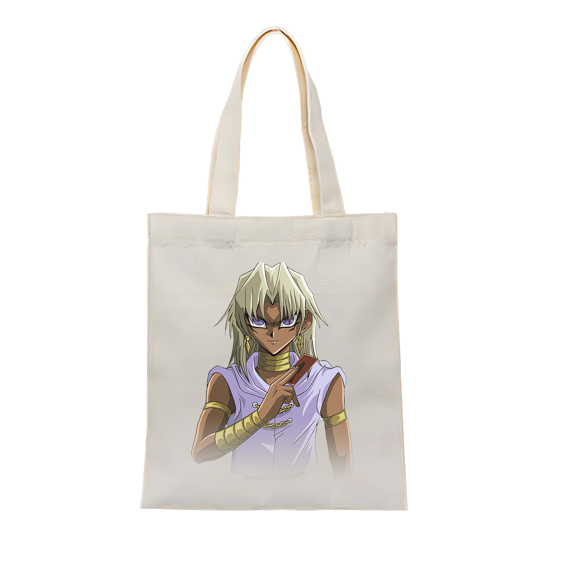 （画像用） 遊☆戯☆王 Yu-Gi-Oh! 縦型キャンバス生地手提げバッグ　トートバッグ