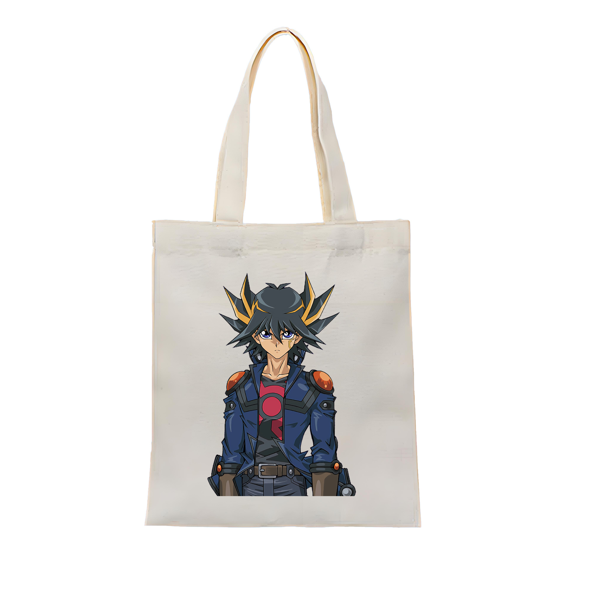 （画像用） 遊☆戯☆王 Yu-Gi-Oh! 縦型キャンバス生地手提げバッグ　トートバッグ