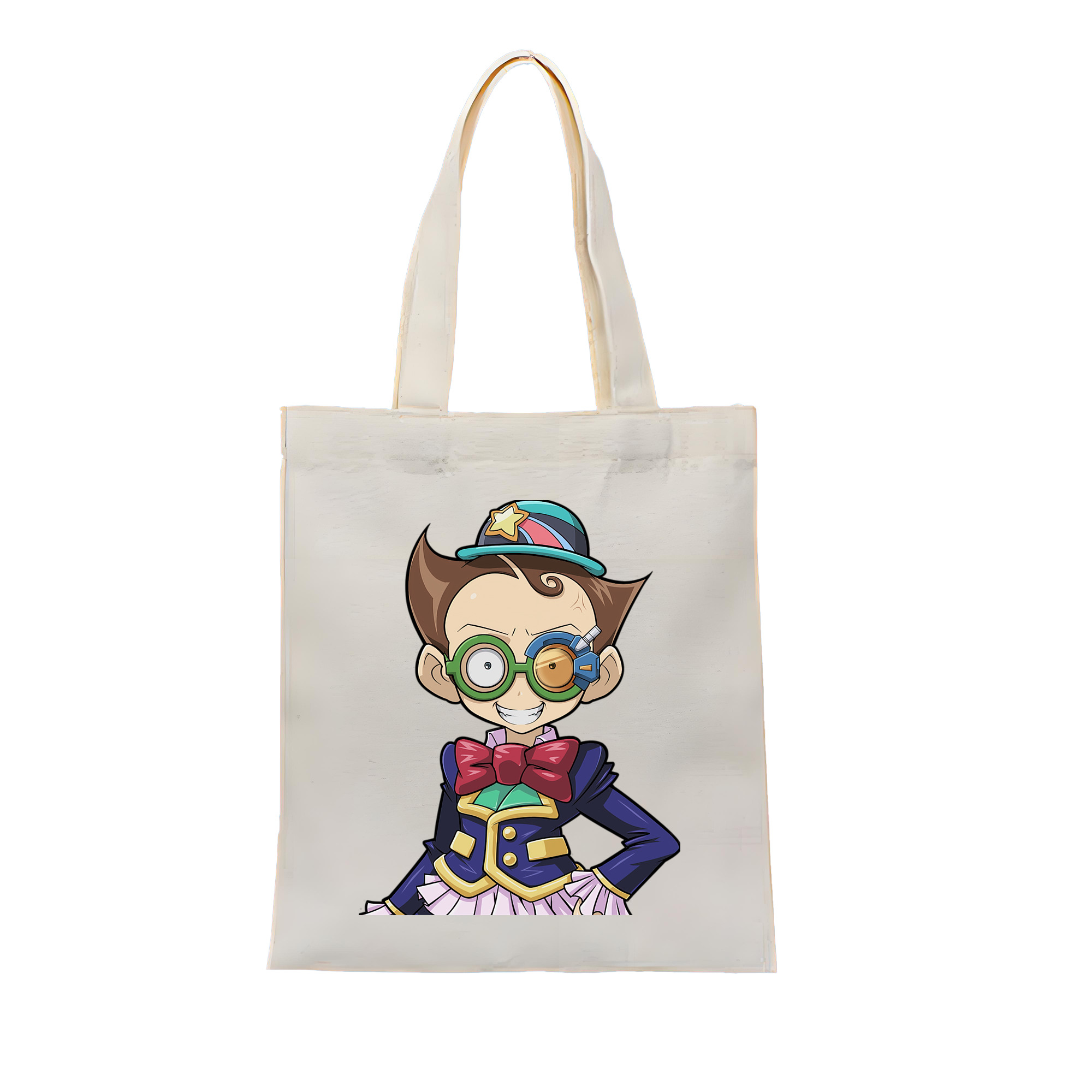 （画像用） 遊☆戯☆王 Yu-Gi-Oh! 縦型キャンバス生地手提げバッグ　トートバッグ