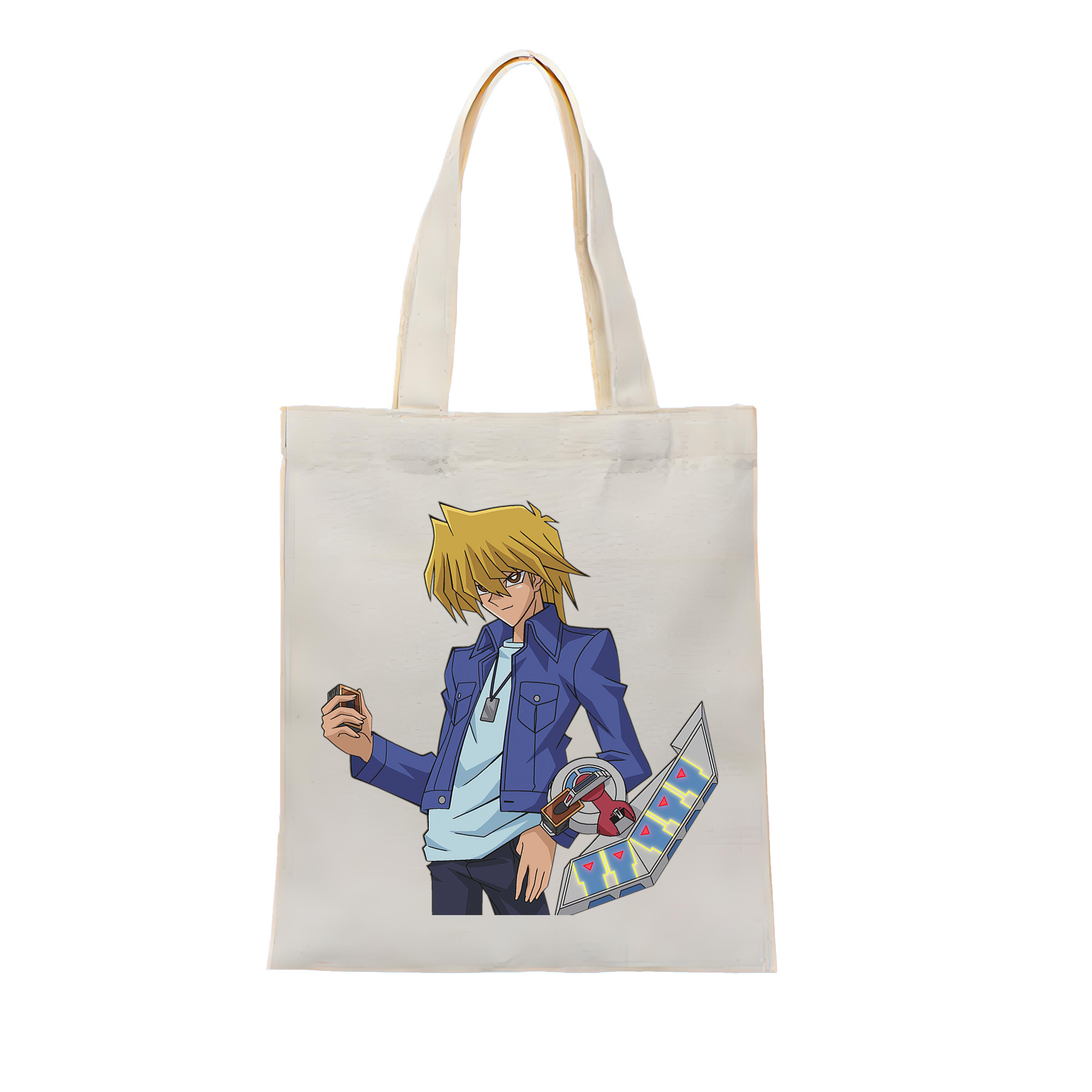 （画像用） 遊☆戯☆王 Yu-Gi-Oh! 縦型キャンバス生地手提げバッグ　トートバッグ
