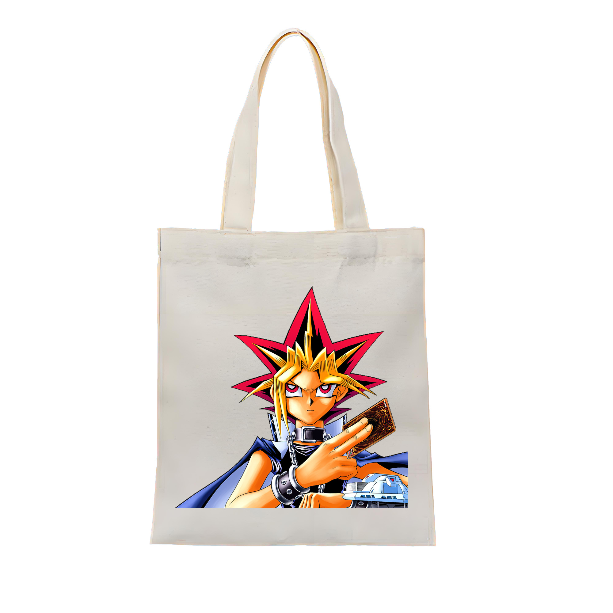 （画像用） 遊☆戯☆王 Yu-Gi-Oh! 縦型キャンバス生地手提げバッグ　トートバッグ