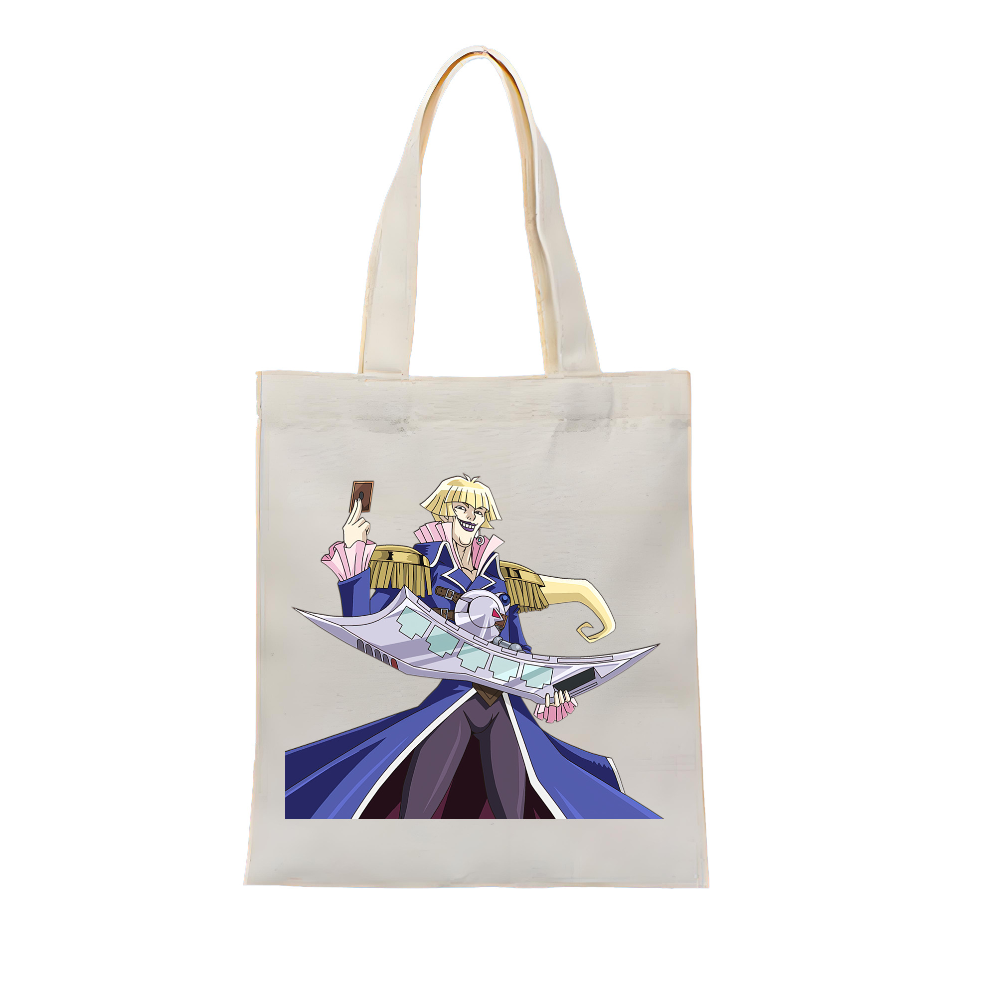 （画像用） 遊☆戯☆王 Yu-Gi-Oh! 縦型キャンバス生地手提げバッグ　トートバッグ