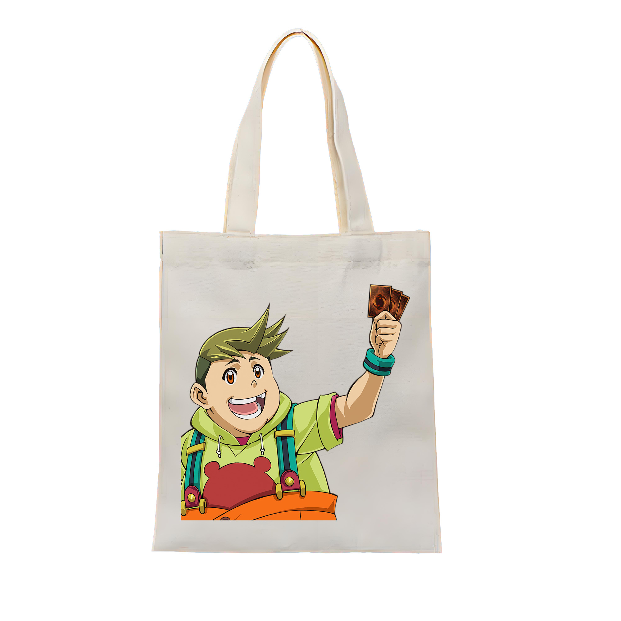 （画像用） 遊☆戯☆王 Yu-Gi-Oh! 縦型キャンバス生地手提げバッグ　トートバッグ