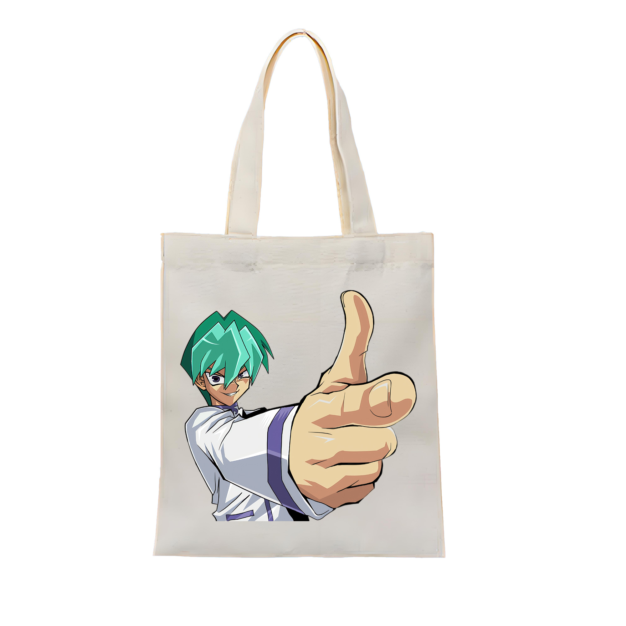 （画像用） 遊☆戯☆王 Yu-Gi-Oh! 縦型キャンバス生地手提げバッグ　トートバッグ
