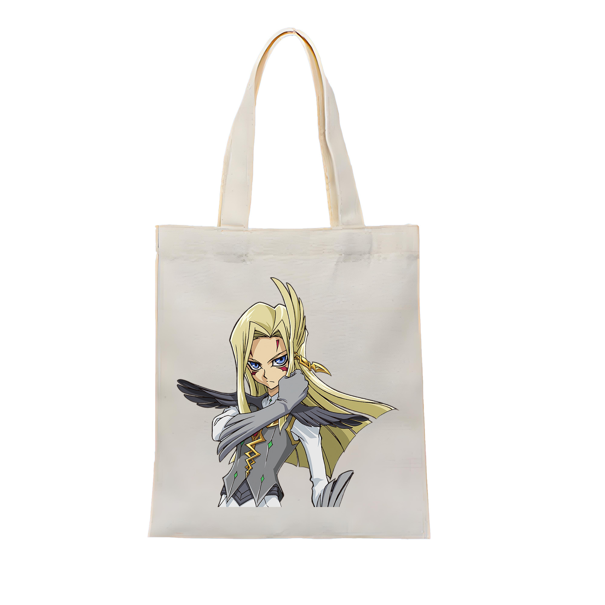（画像用） 遊☆戯☆王 Yu-Gi-Oh! 縦型キャンバス生地手提げバッグ　トートバッグ