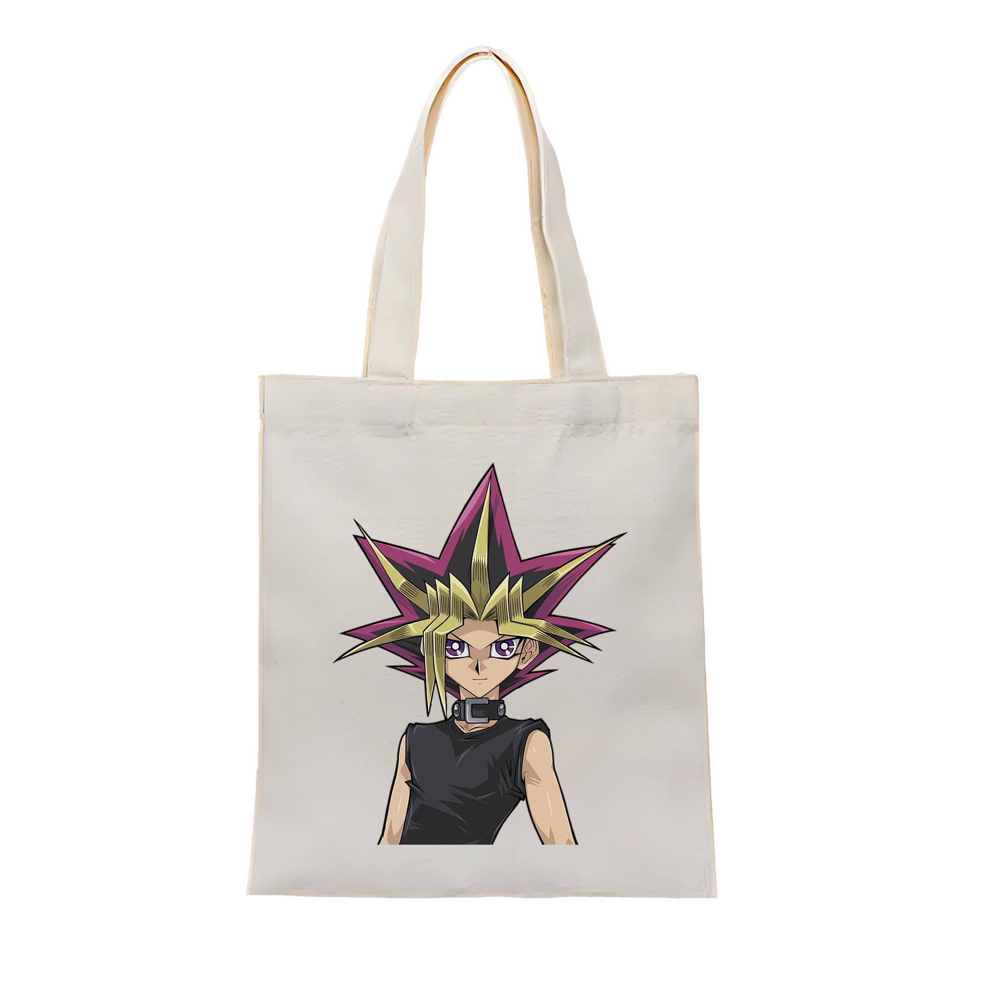 （画像用） 遊☆戯☆王 Yu-Gi-Oh! 縦型キャンバス生地手提げバッグ　トートバッグ