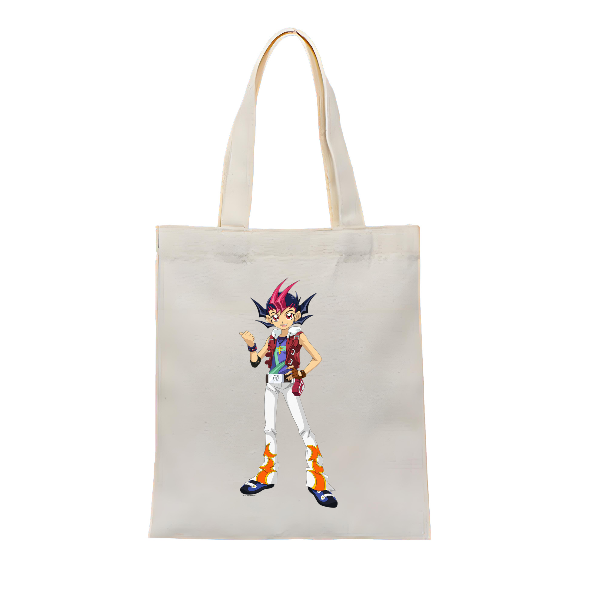 （画像用） 遊☆戯☆王 Yu-Gi-Oh! 縦型キャンバス生地手提げバッグ　トートバッグ