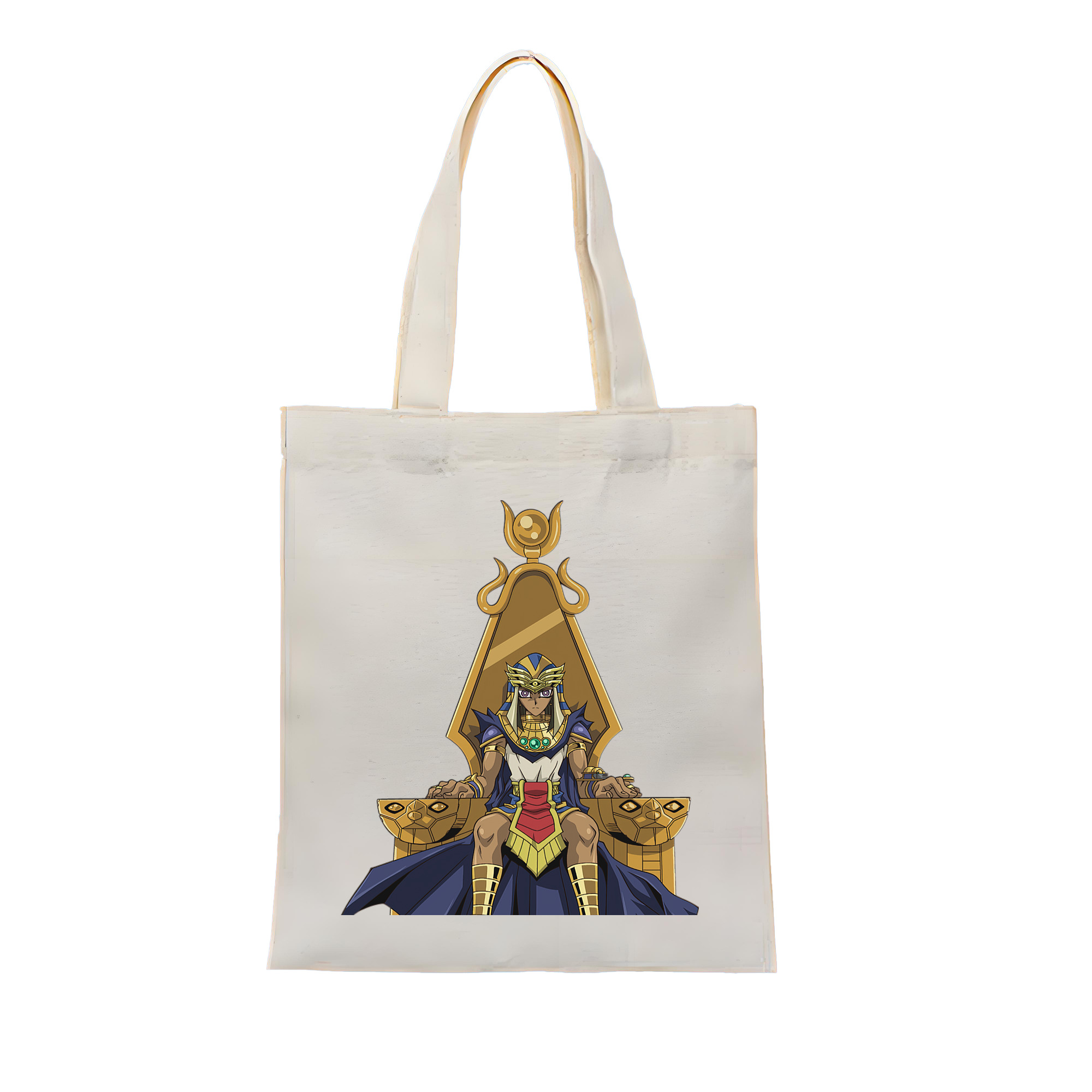（画像用） 遊☆戯☆王 Yu-Gi-Oh! 縦型キャンバス生地手提げバッグ　トートバッグ