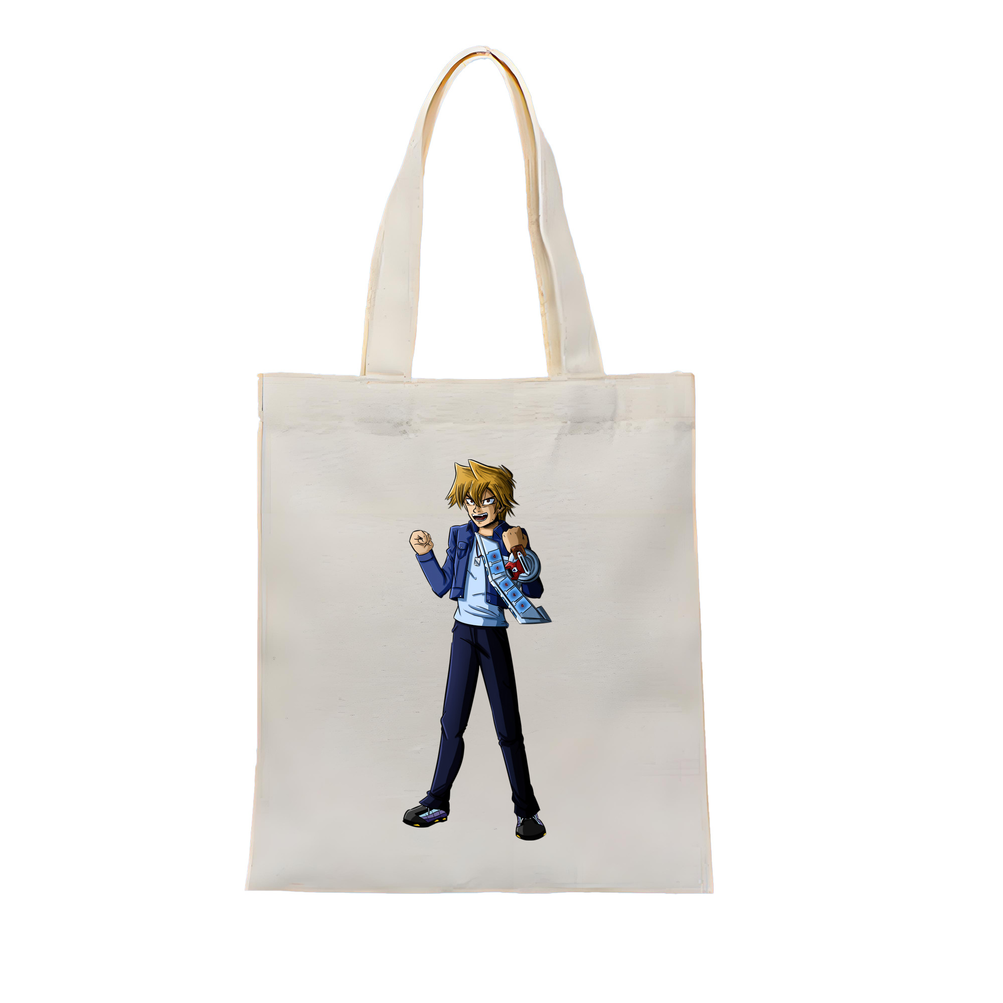 （画像用） 遊☆戯☆王 Yu-Gi-Oh! 縦型キャンバス生地手提げバッグ　トートバッグ
