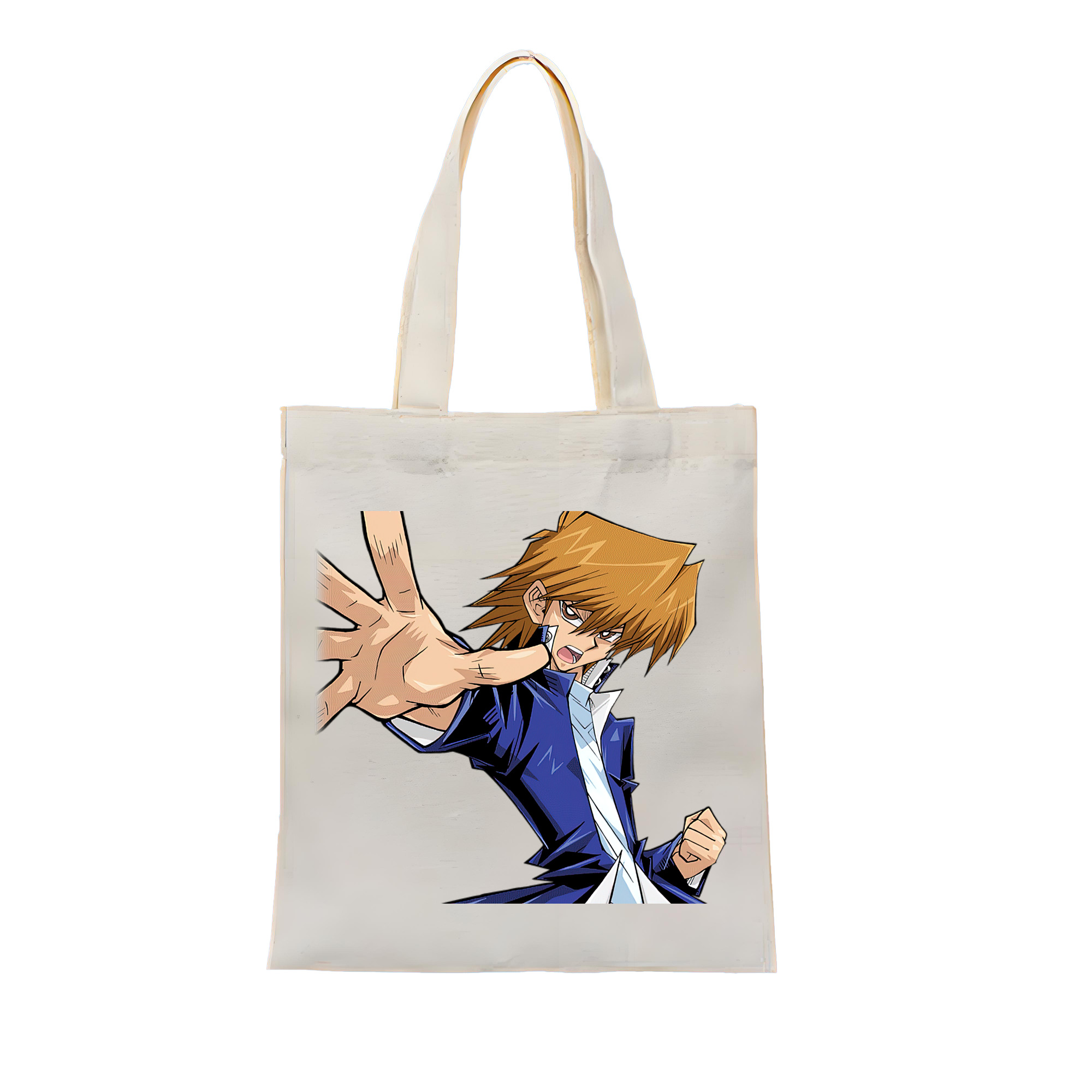 （画像用） 遊☆戯☆王 Yu-Gi-Oh! 縦型キャンバス生地手提げバッグ　トートバッグ