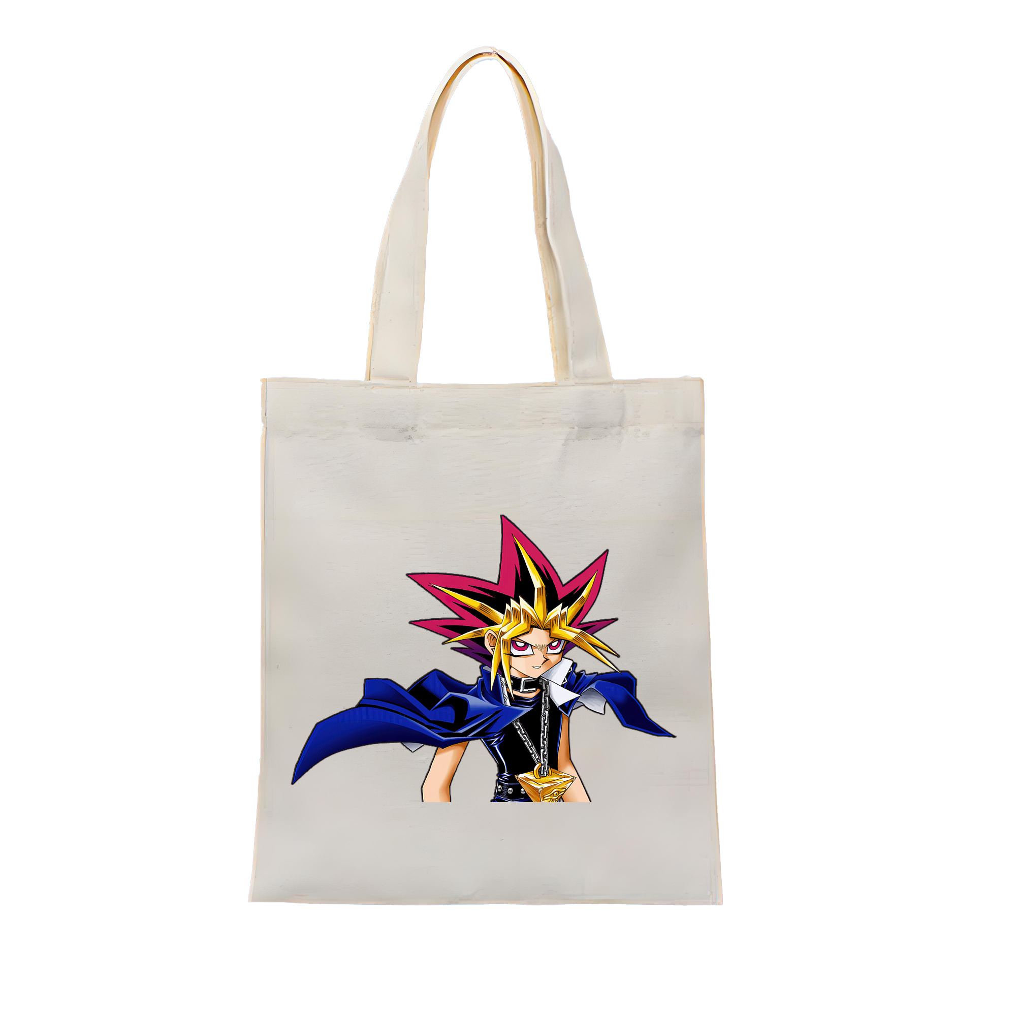 （画像用） 遊☆戯☆王 Yu-Gi-Oh! 縦型キャンバス生地手提げバッグ　トートバッグ