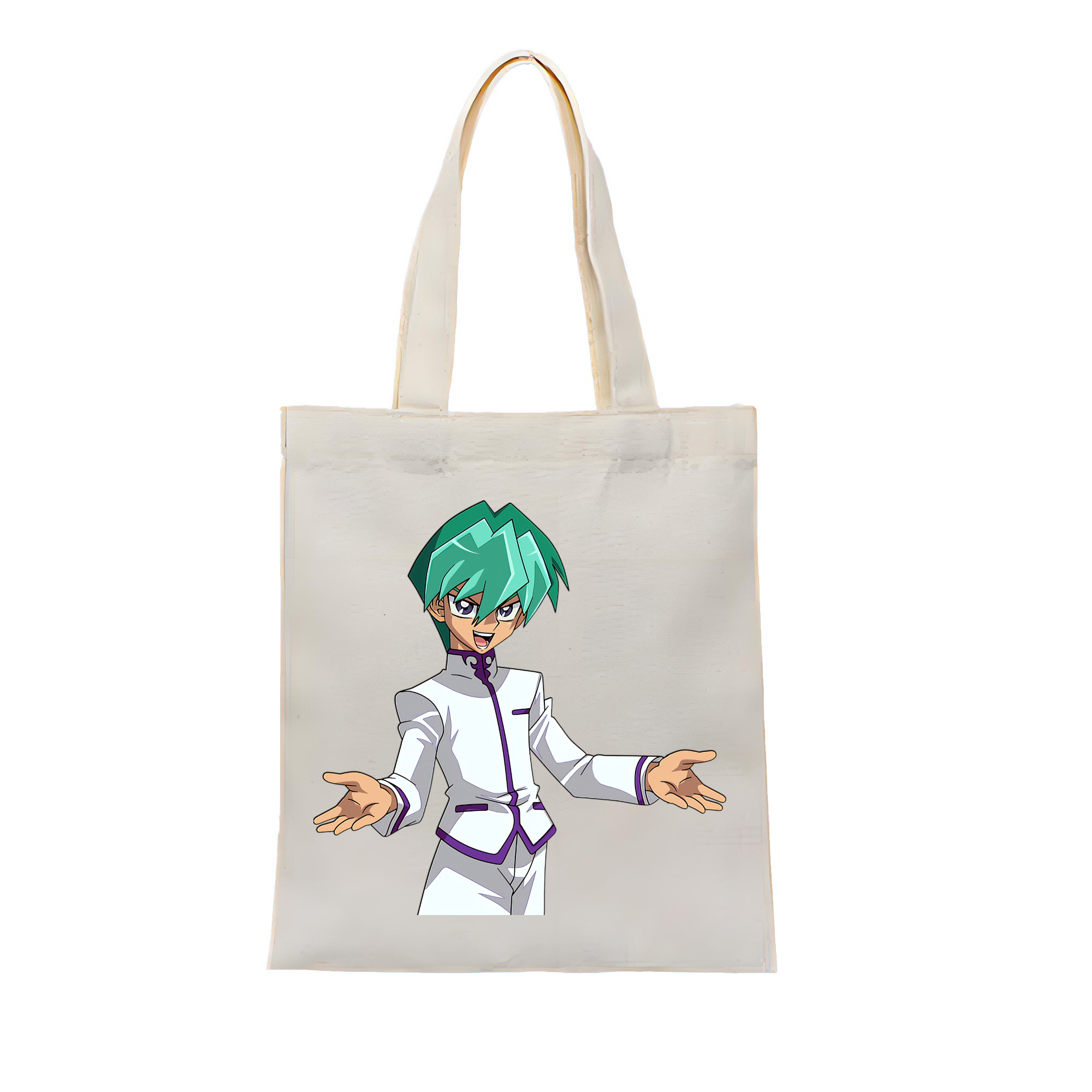 （画像用） 遊☆戯☆王 Yu-Gi-Oh! 縦型キャンバス生地手提げバッグ　トートバッグ