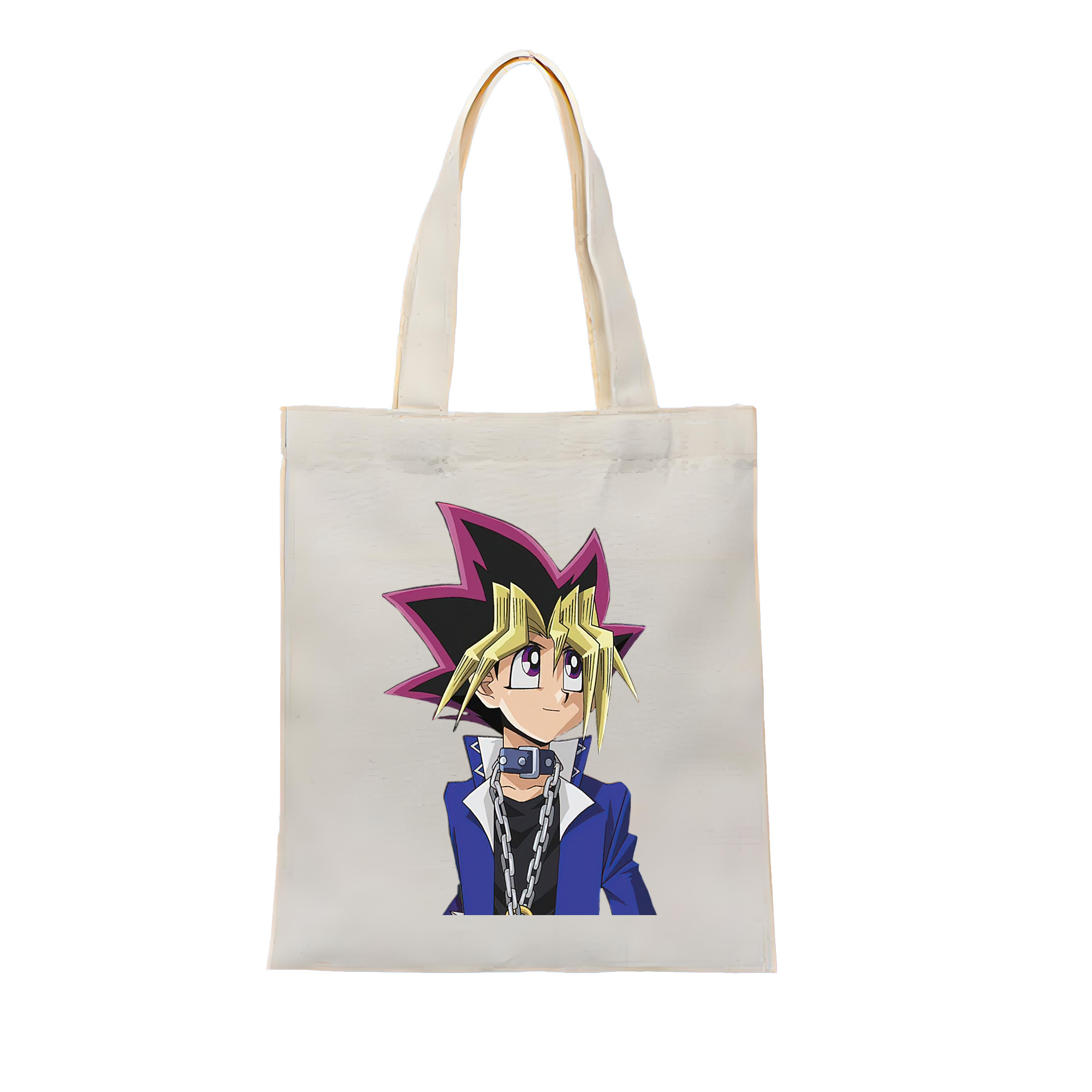 （画像用） 遊☆戯☆王 Yu-Gi-Oh! 縦型キャンバス生地手提げバッグ　トートバッグ