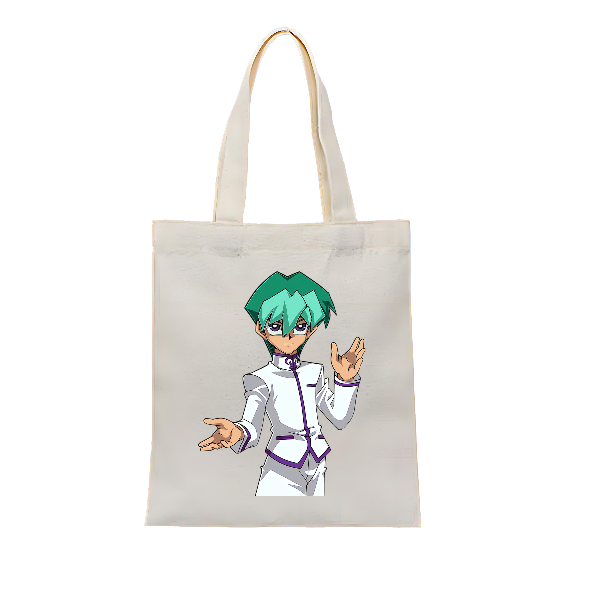 （画像用） 遊☆戯☆王 Yu-Gi-Oh! 縦型キャンバス生地手提げバッグ　トートバッグ