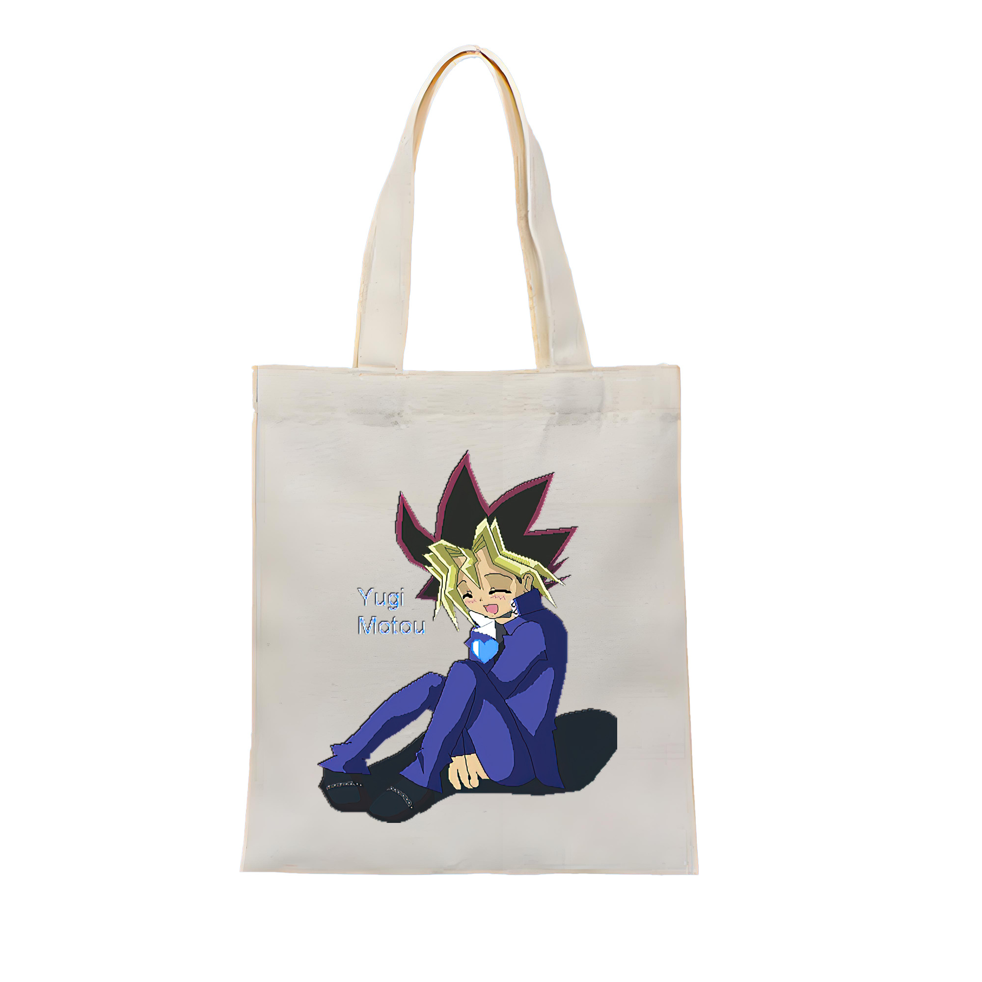 （画像用） 遊☆戯☆王 Yu-Gi-Oh! 縦型キャンバス生地手提げバッグ　トートバッグ