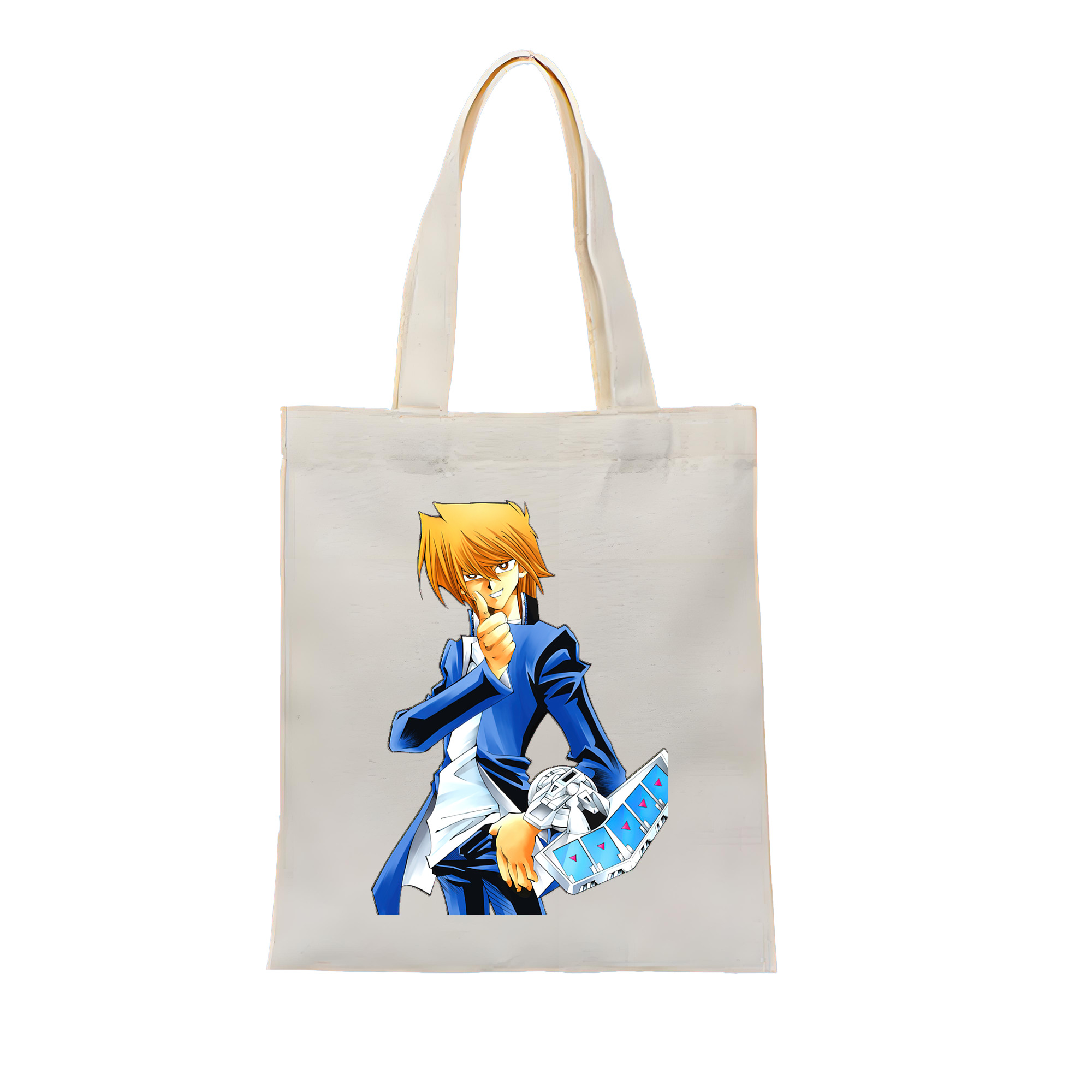 （画像用） 遊☆戯☆王 Yu-Gi-Oh! 縦型キャンバス生地手提げバッグ　トートバッグ