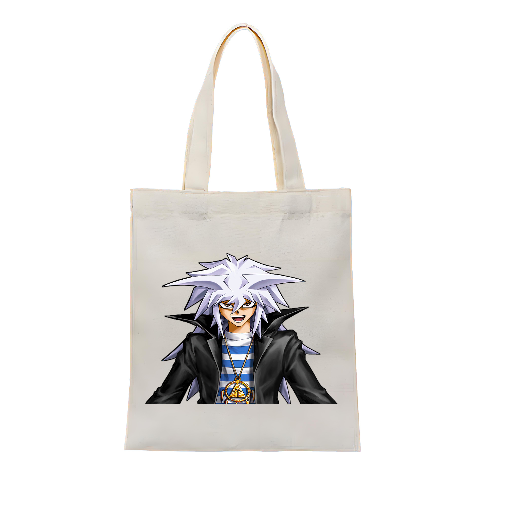 （画像用） 遊☆戯☆王 Yu-Gi-Oh! 縦型キャンバス生地手提げバッグ　トートバッグ