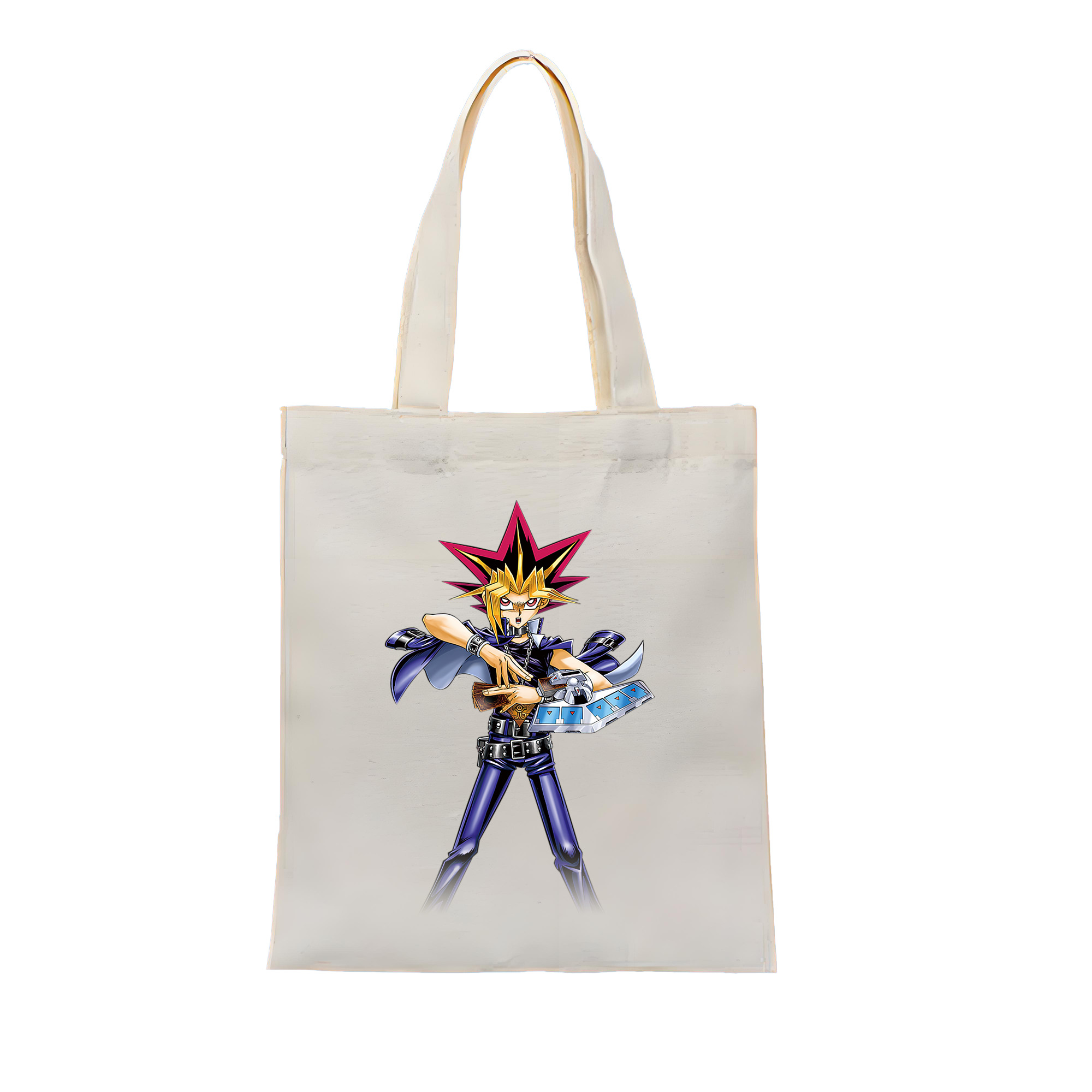 （画像用） 遊☆戯☆王 Yu-Gi-Oh! 縦型キャンバス生地手提げバッグ　トートバッグ