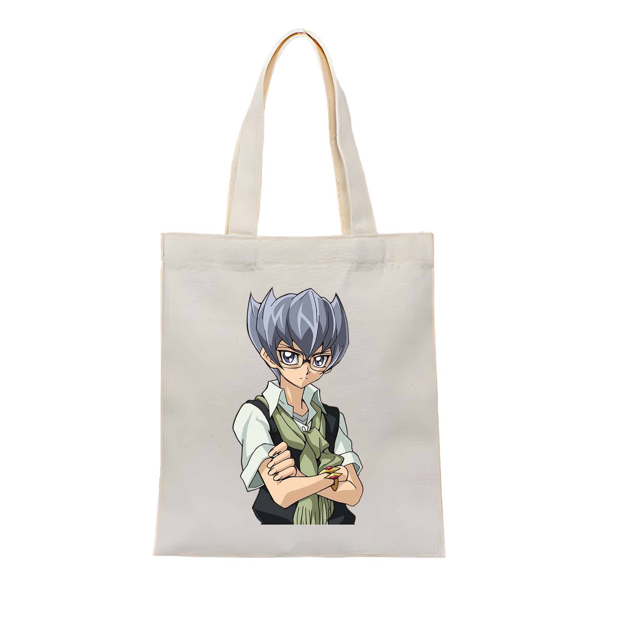（画像用） 遊☆戯☆王 Yu-Gi-Oh! 縦型キャンバス生地手提げバッグ　トートバッグ