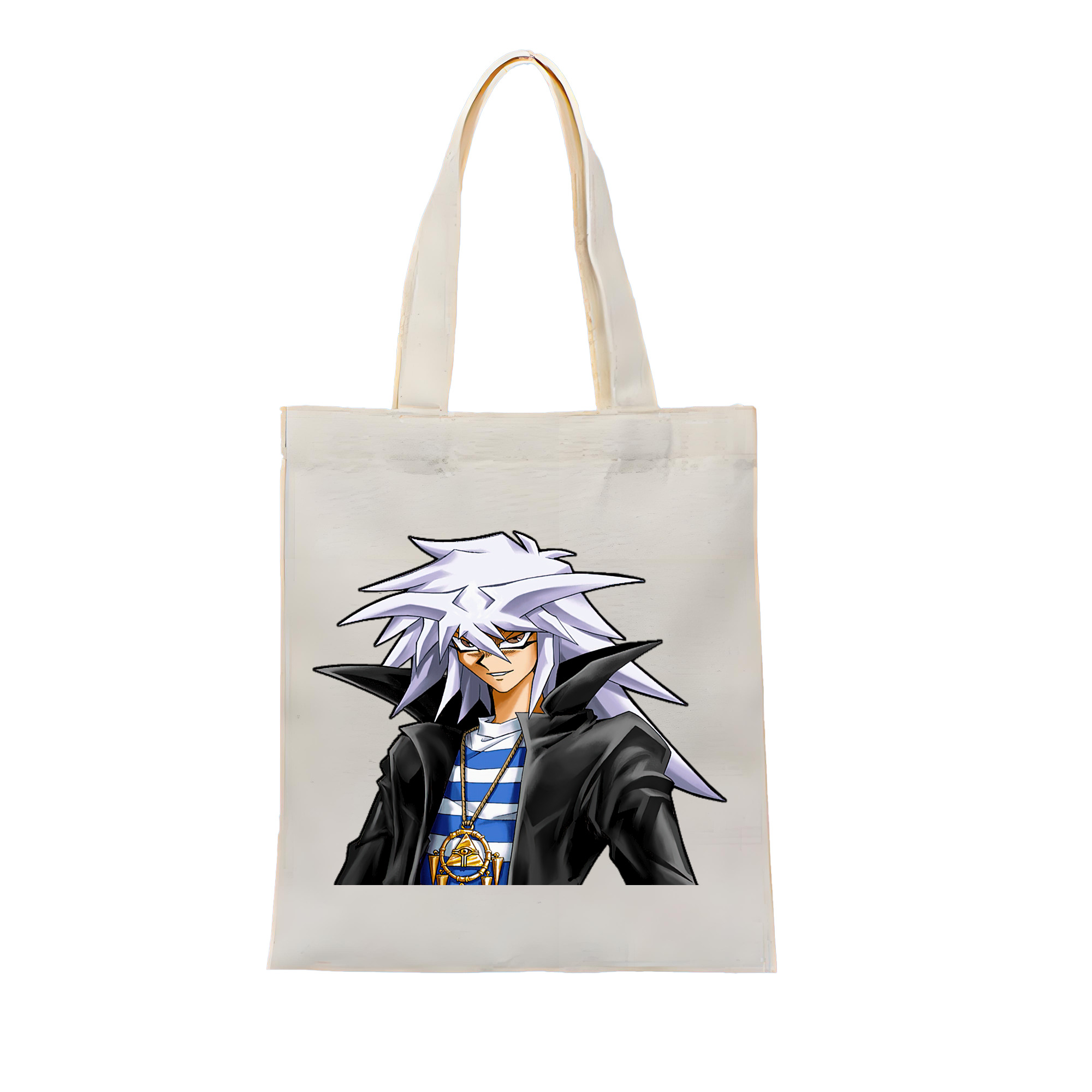 （画像用） 遊☆戯☆王 Yu-Gi-Oh! 縦型キャンバス生地手提げバッグ　トートバッグ