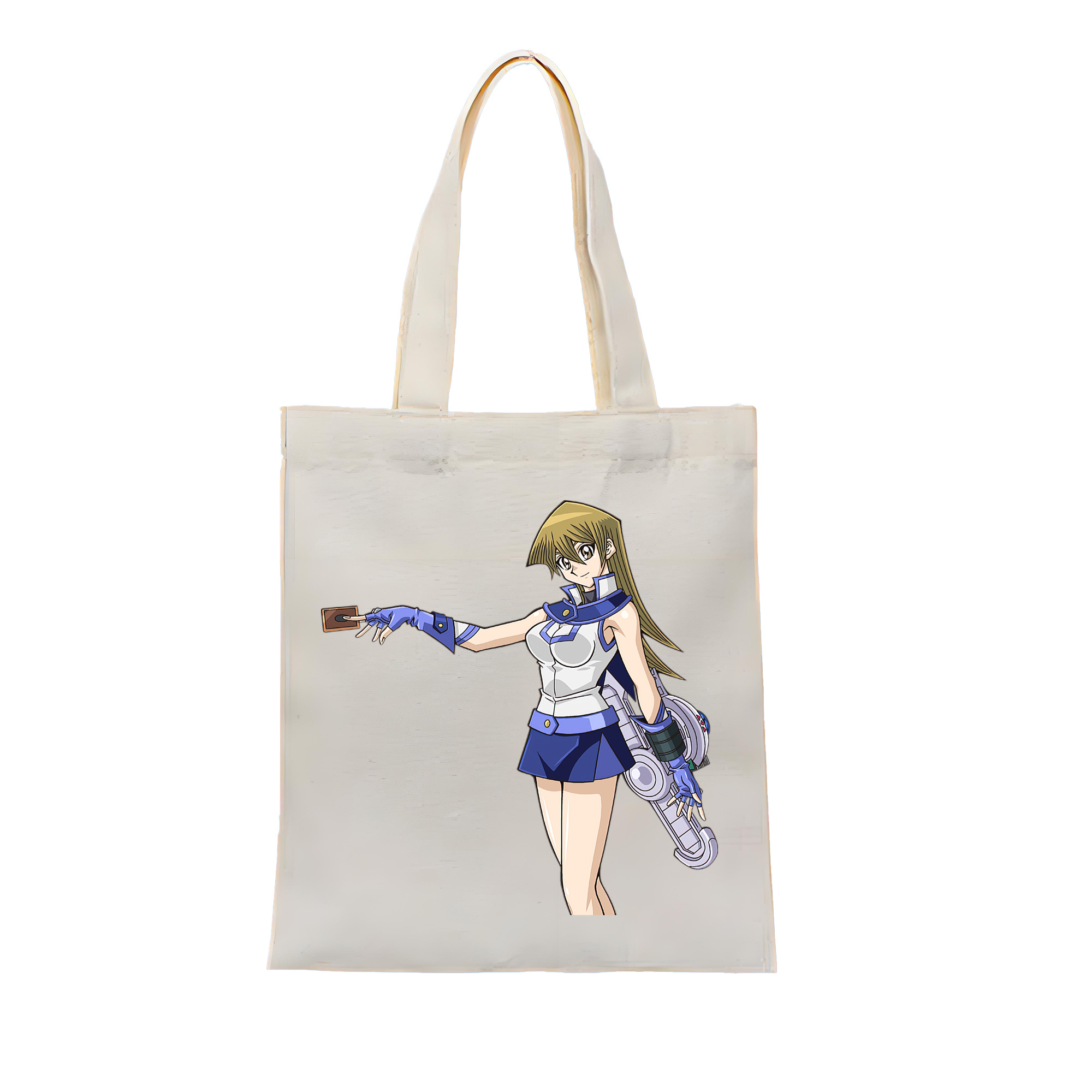 （画像用） 遊☆戯☆王 Yu-Gi-Oh! 縦型キャンバス生地手提げバッグ　トートバッグ