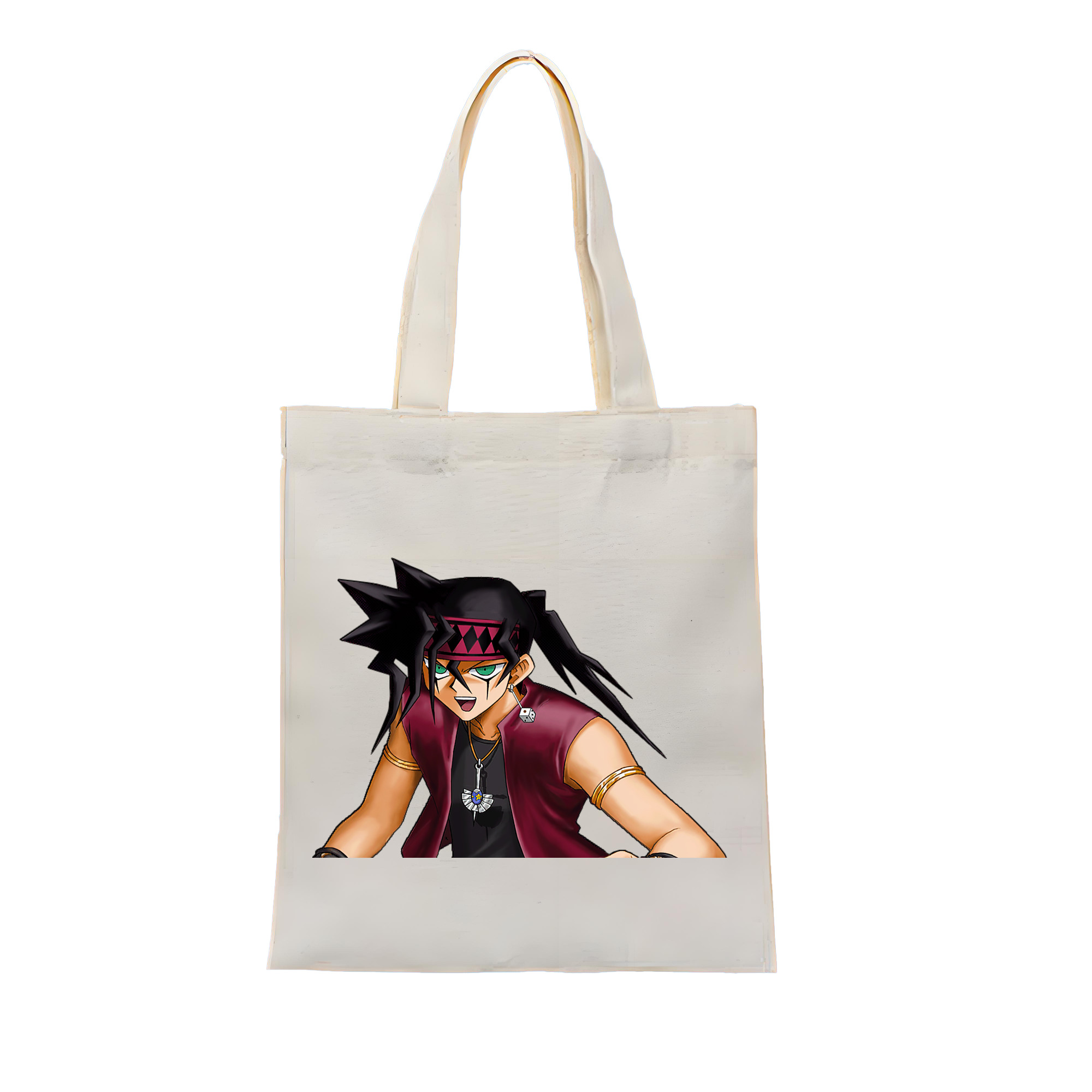 （画像用） 遊☆戯☆王 Yu-Gi-Oh! 縦型キャンバス生地手提げバッグ　トートバッグ