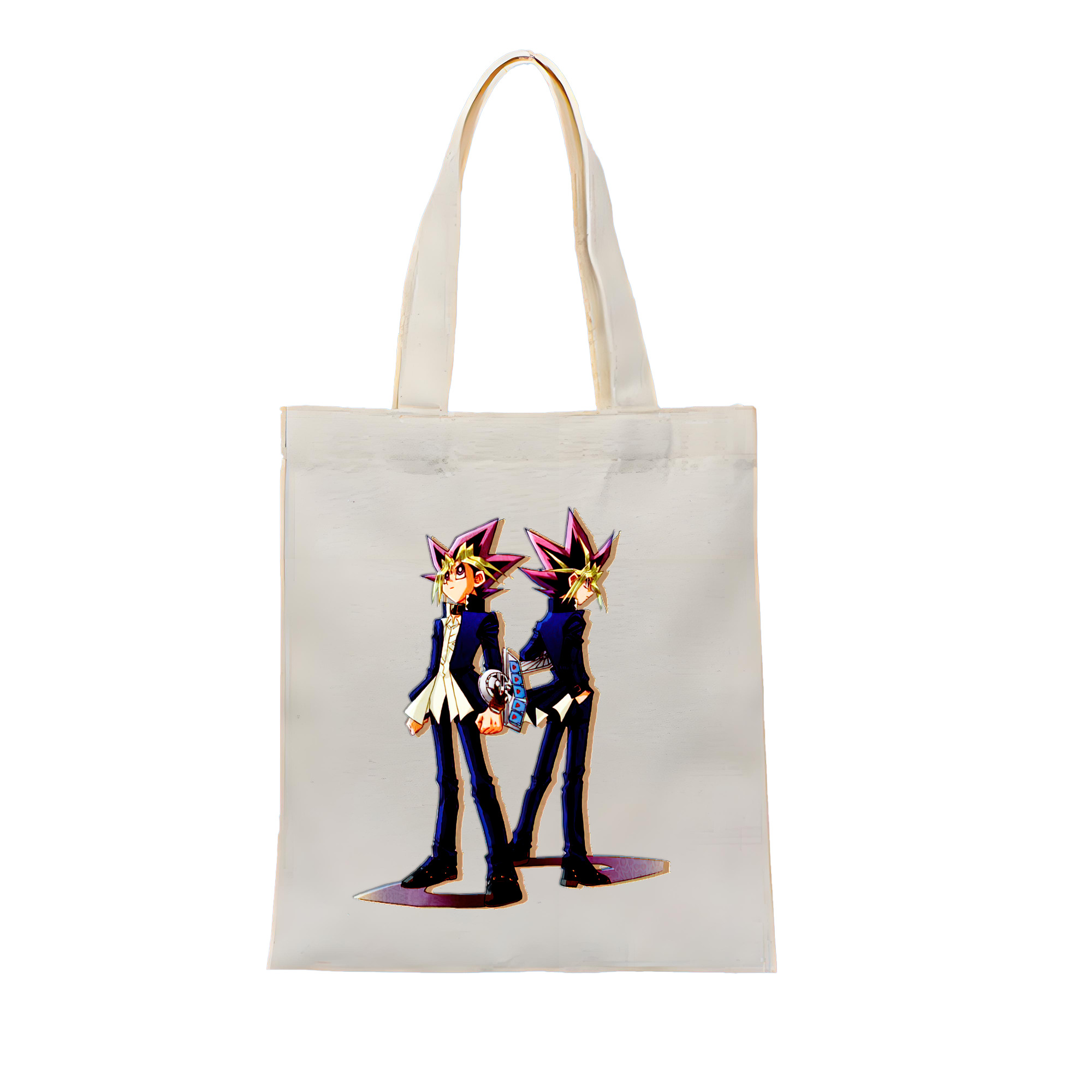 （画像用） 遊☆戯☆王 Yu-Gi-Oh! 縦型キャンバス生地手提げバッグ　トートバッグ