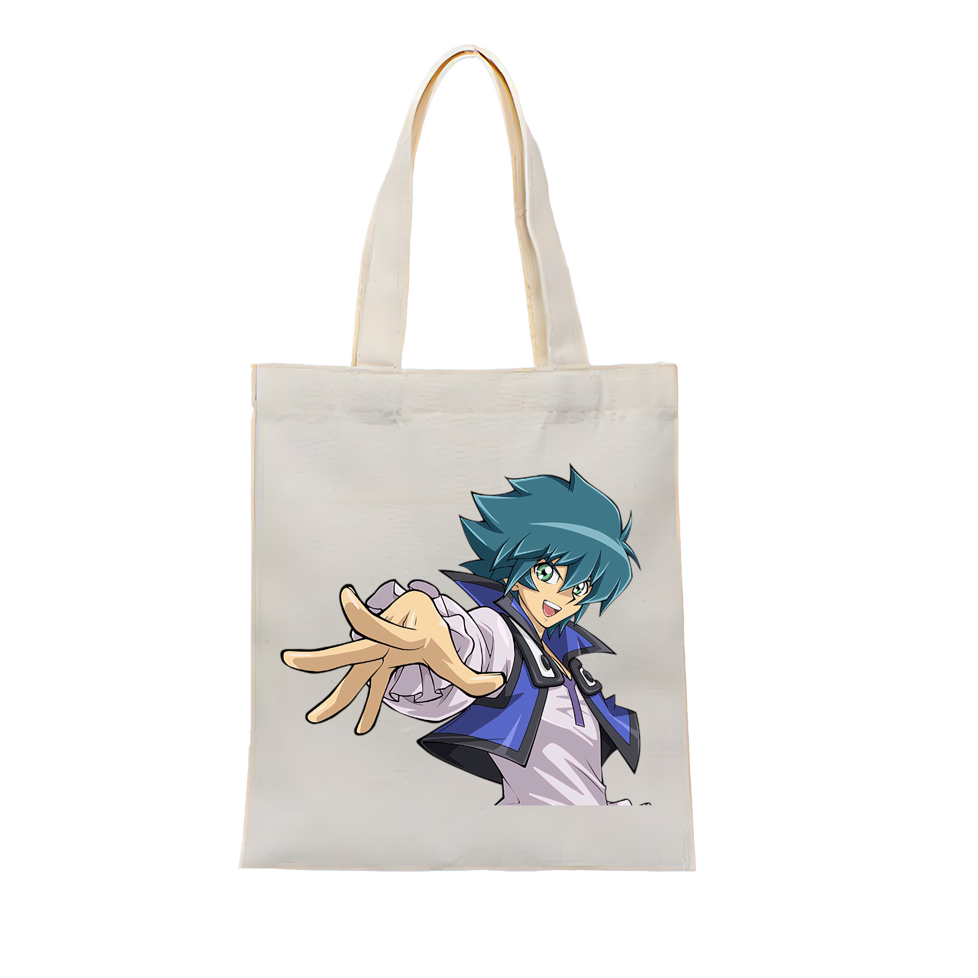 （画像用） 遊☆戯☆王 Yu-Gi-Oh! 縦型キャンバス生地手提げバッグ　トートバッグ