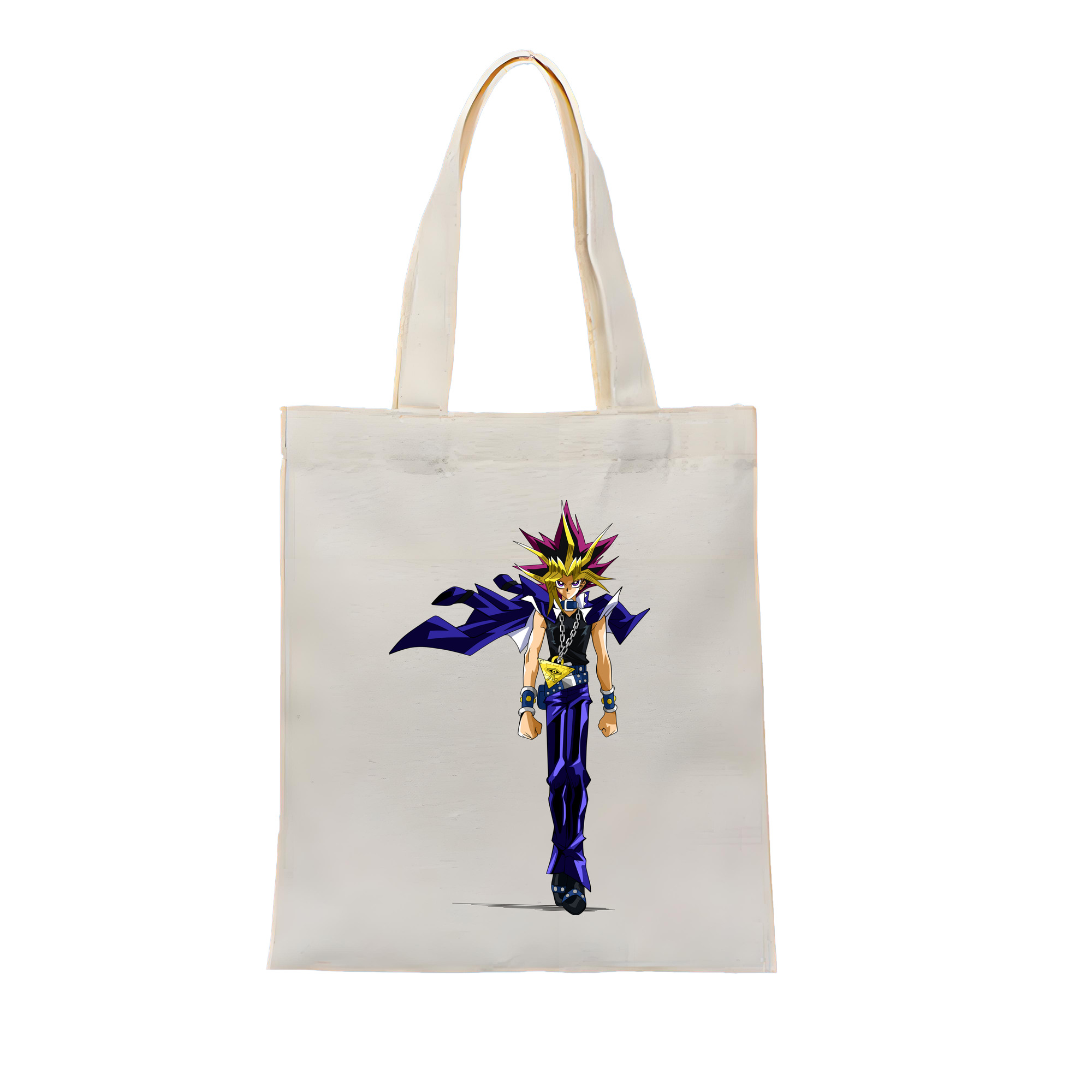 （画像用） 遊☆戯☆王 Yu-Gi-Oh! 縦型キャンバス生地手提げバッグ　トートバッグ