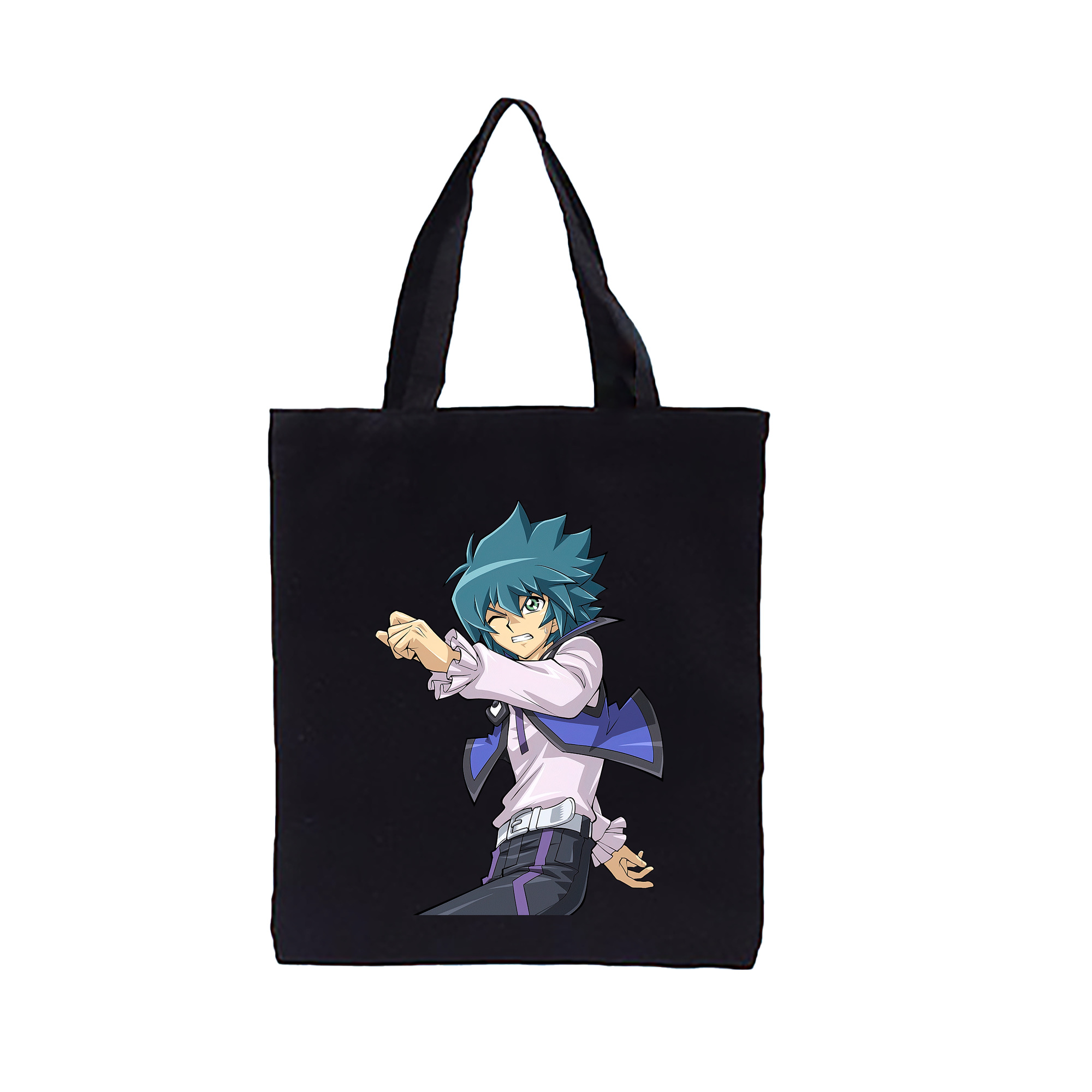 （画像用） 遊☆戯☆王 Yu-Gi-Oh! 縦型キャンバス生地手提げバッグ　トートバッグ
