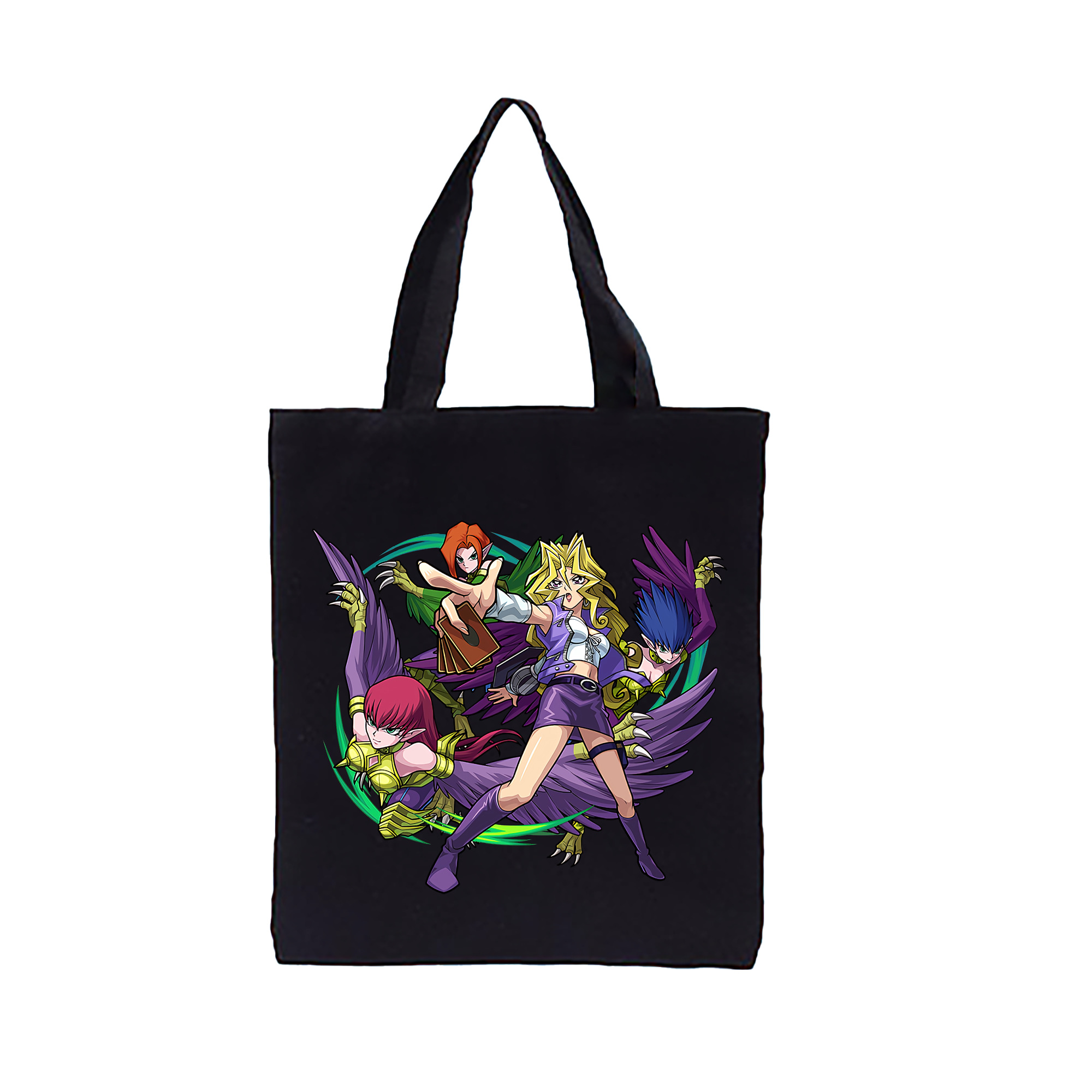 （画像用） 遊☆戯☆王 Yu-Gi-Oh! 縦型キャンバス生地手提げバッグ　トートバッグ