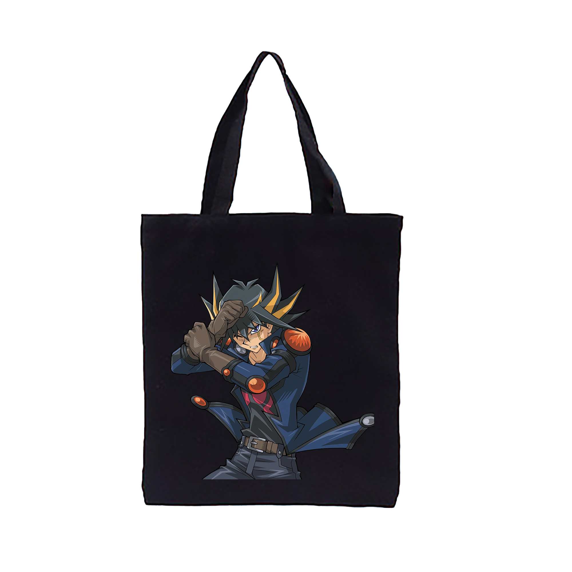 （画像用） 遊☆戯☆王 Yu-Gi-Oh! 縦型キャンバス生地手提げバッグ　トートバッグ