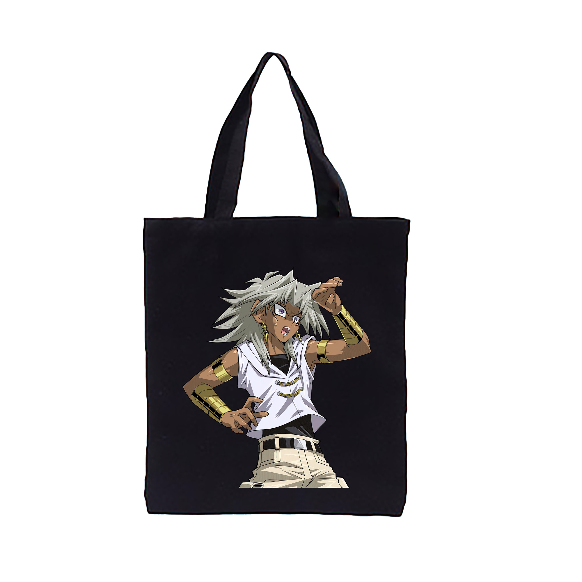（画像用） 遊☆戯☆王 Yu-Gi-Oh! 縦型キャンバス生地手提げバッグ　トートバッグ