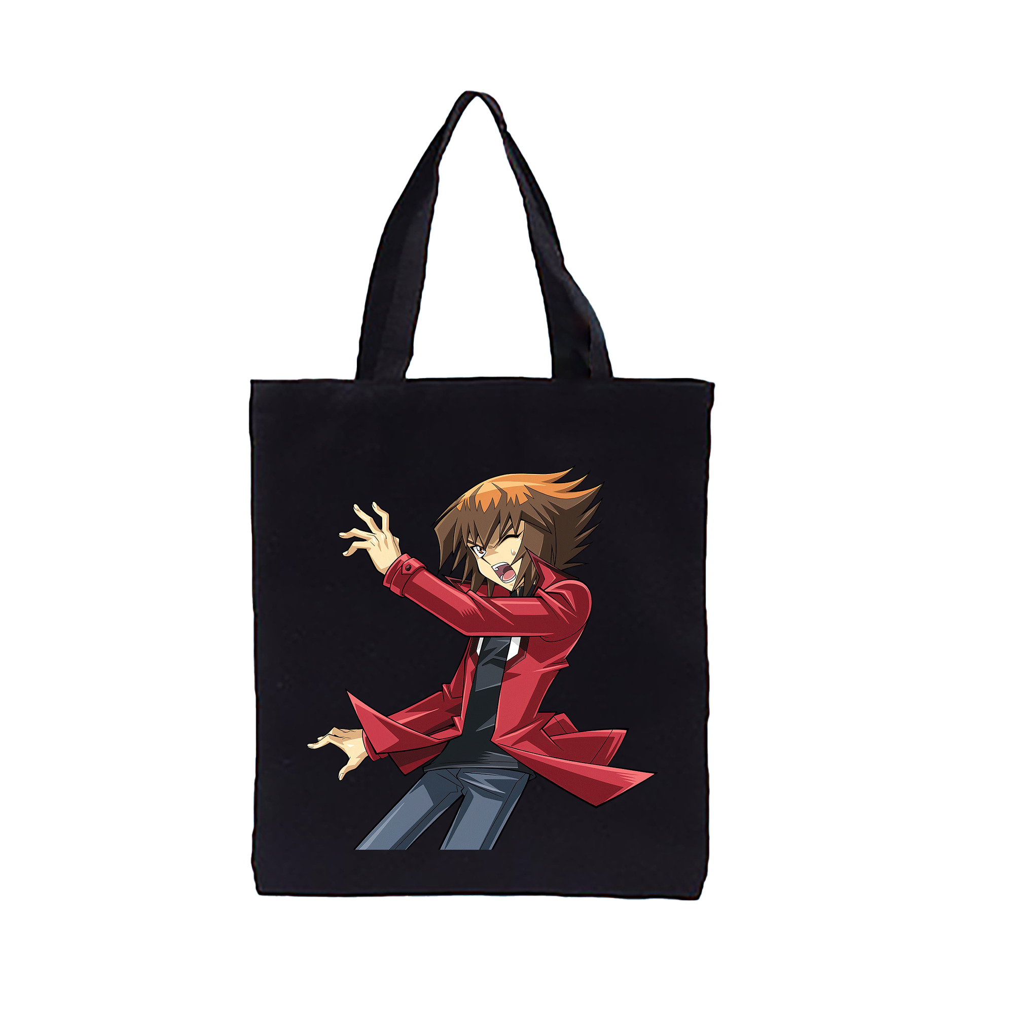 （画像用） 遊☆戯☆王 Yu-Gi-Oh! 縦型キャンバス生地手提げバッグ　トートバッグ