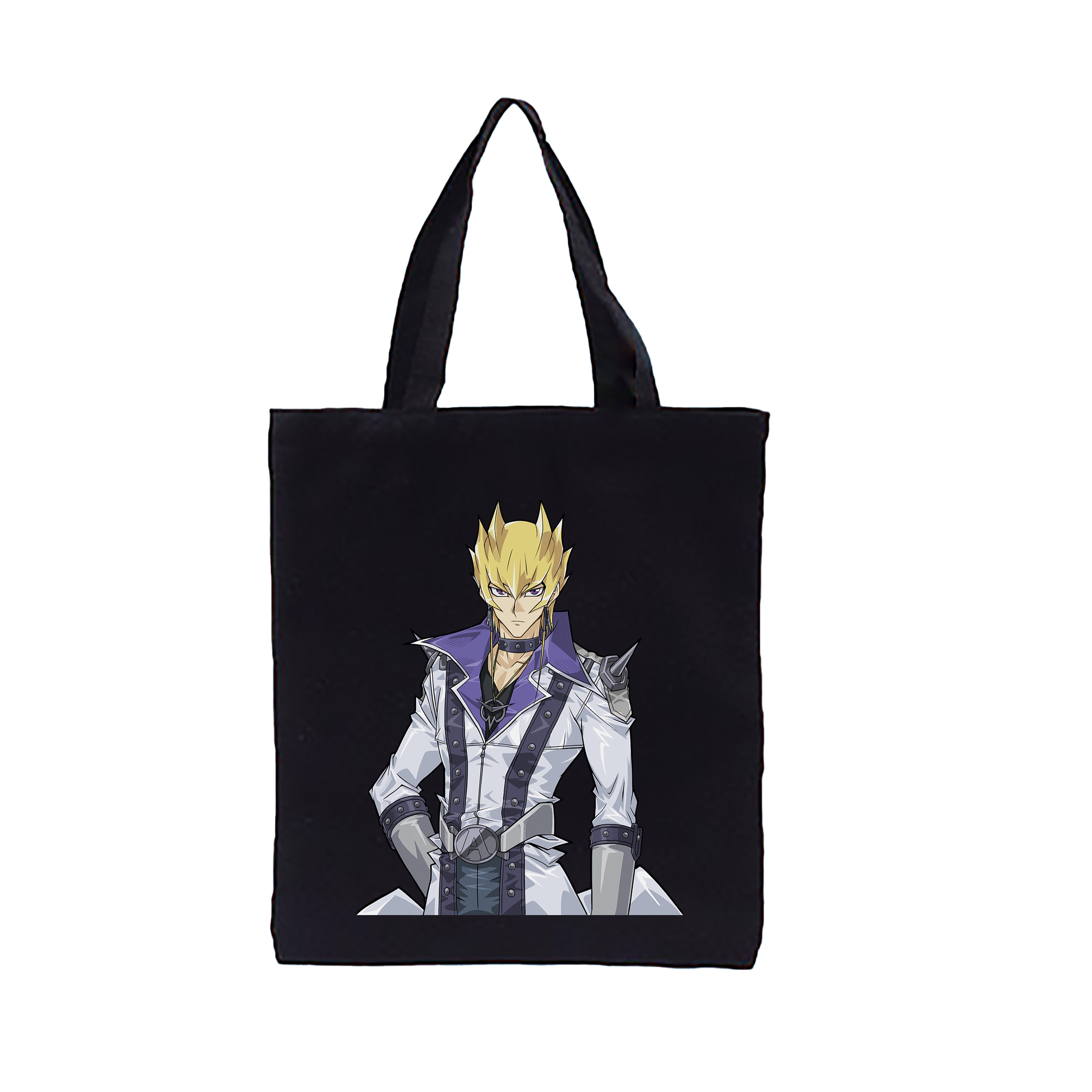 （画像用） 遊☆戯☆王 Yu-Gi-Oh! 縦型キャンバス生地手提げバッグ　トートバッグ