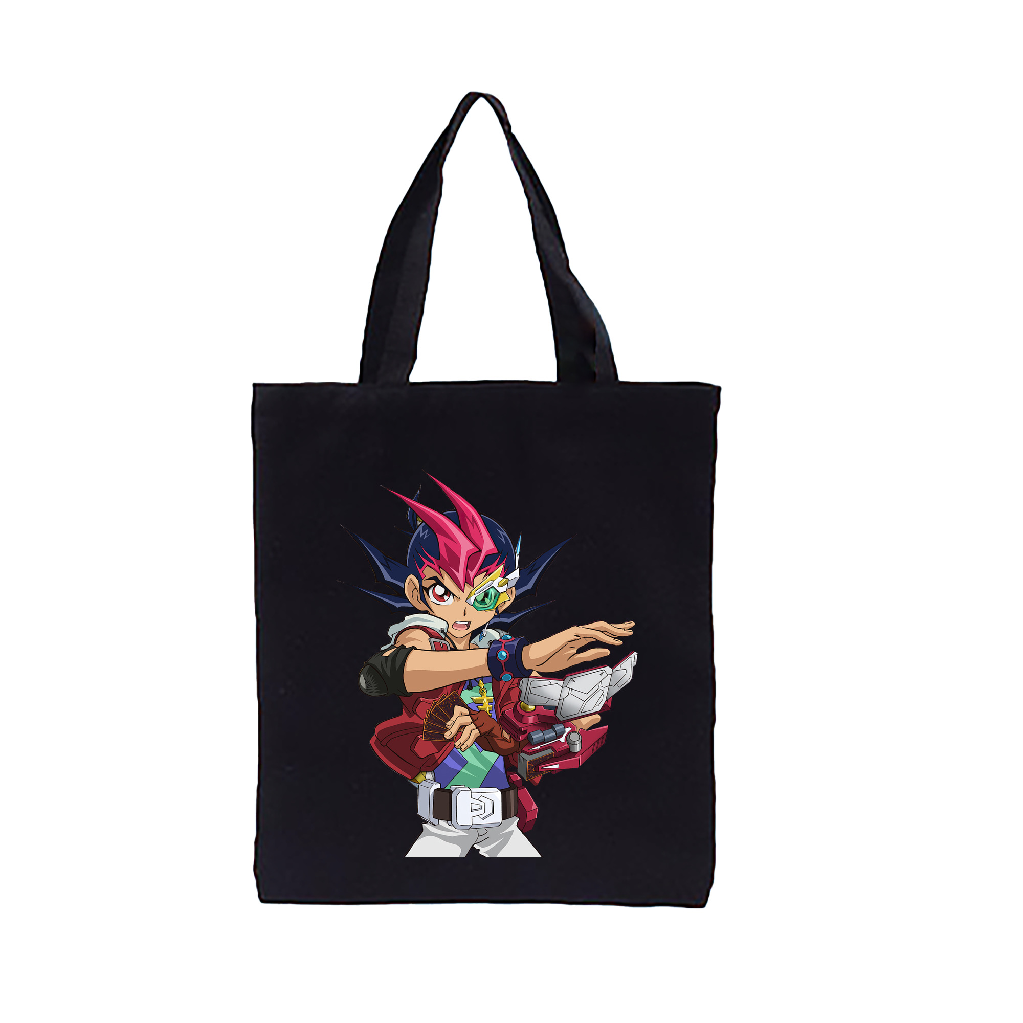 （画像用） 遊☆戯☆王 Yu-Gi-Oh! 縦型キャンバス生地手提げバッグ　トートバッグ